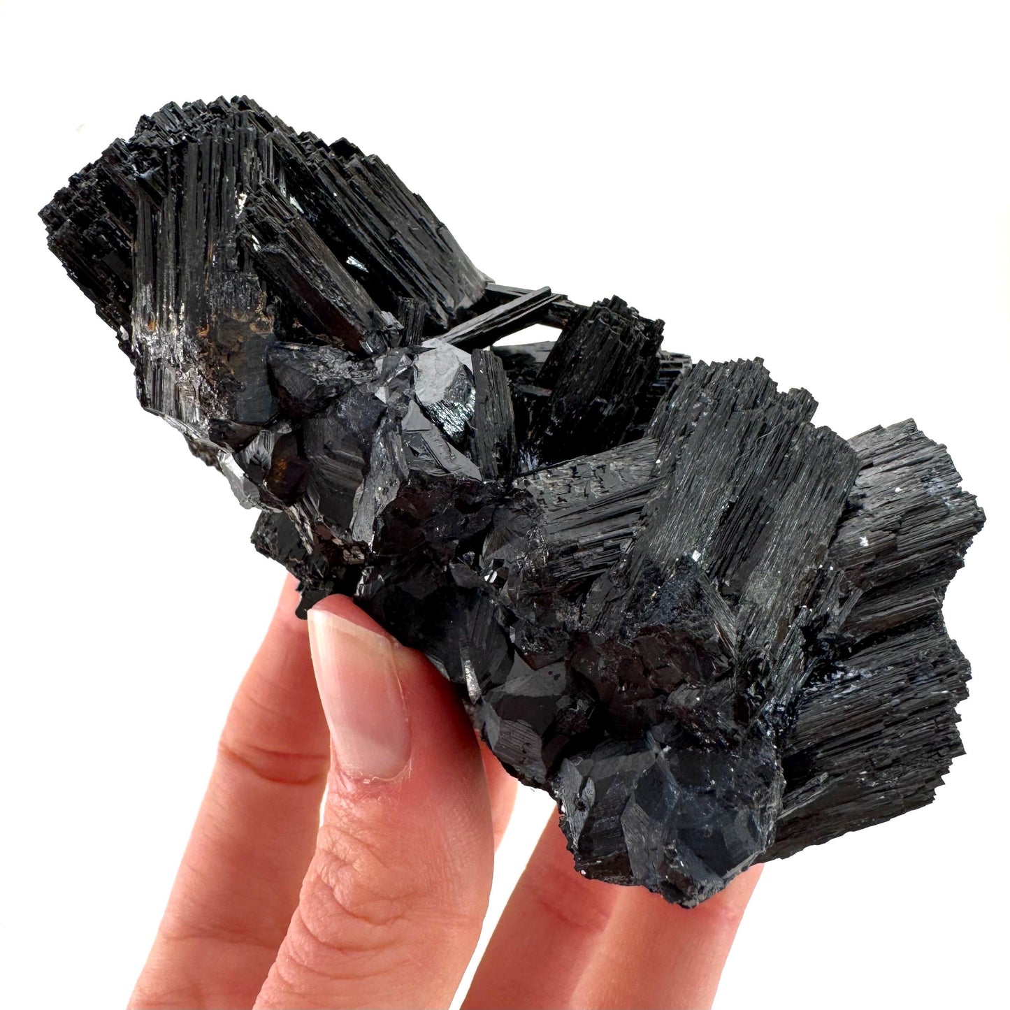 Erongo Black Tourmaline Cluster | Raw Crystal Protection Stone
