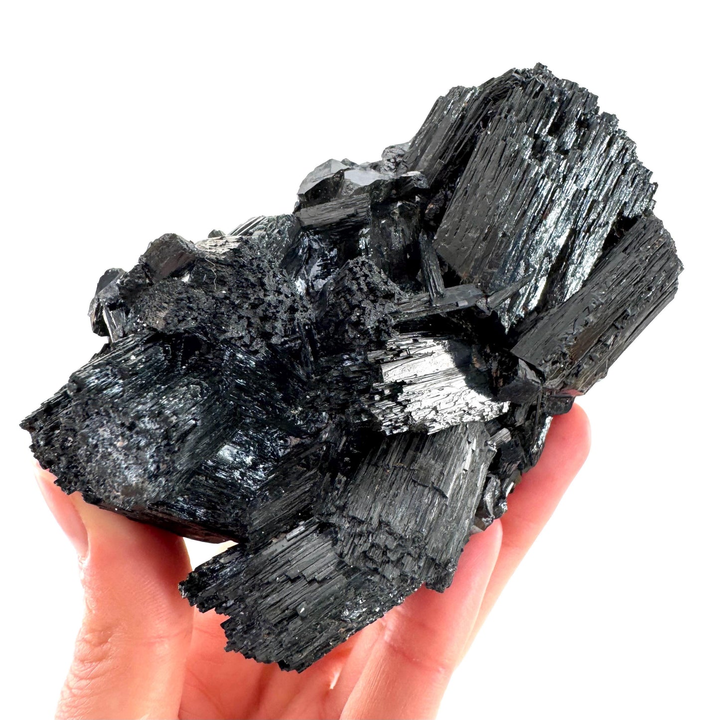 Erongo Black Tourmaline Cluster | Raw Crystal Protection Stone