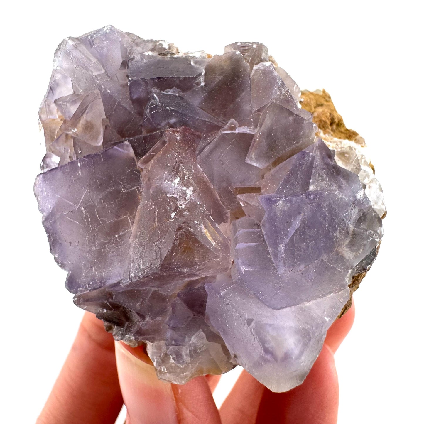 Purple Fluorite (Pakistan) | purple fluorite crystal cluster, mineral specimen