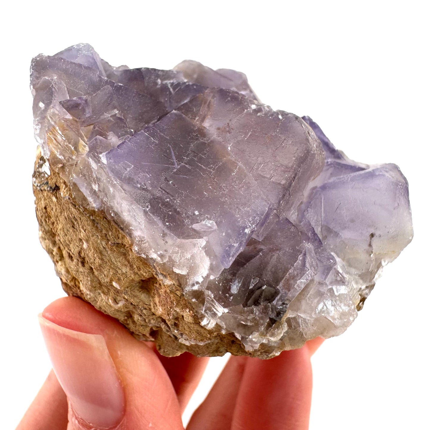 Purple Fluorite (Pakistan) | purple fluorite crystal cluster, mineral specimen