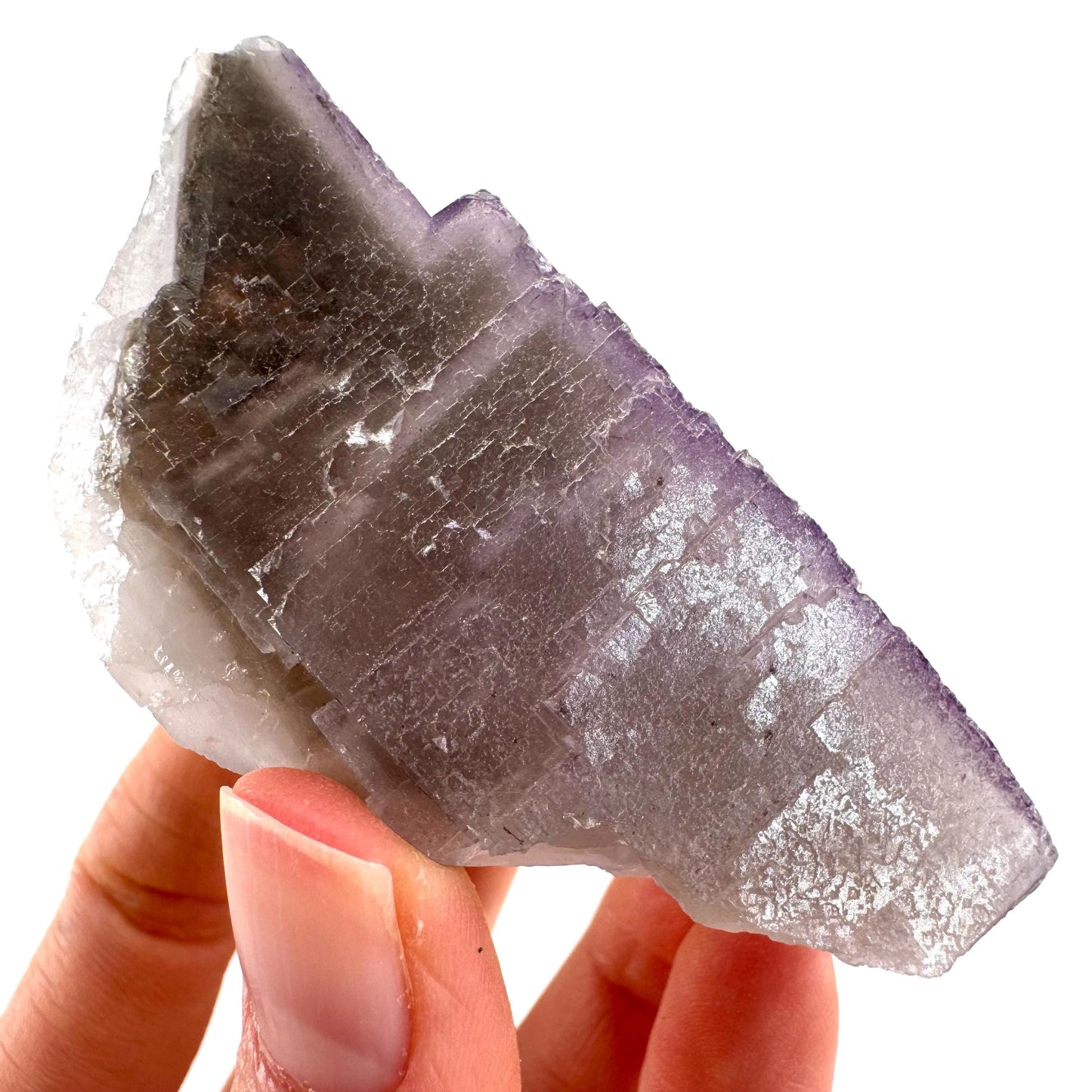 Purple Fluorite (Pakistan) | purple fluorite crystal cluster, mineral specimen