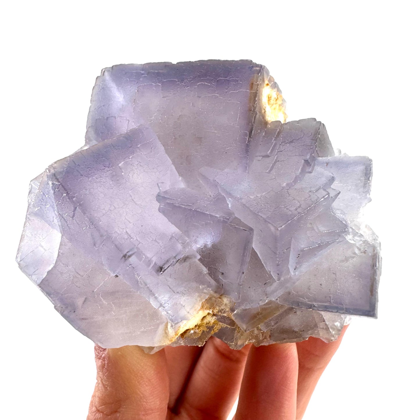 Blue Fluorite (Pakistan) | blue fluorite crystal cluster, mineral specimen