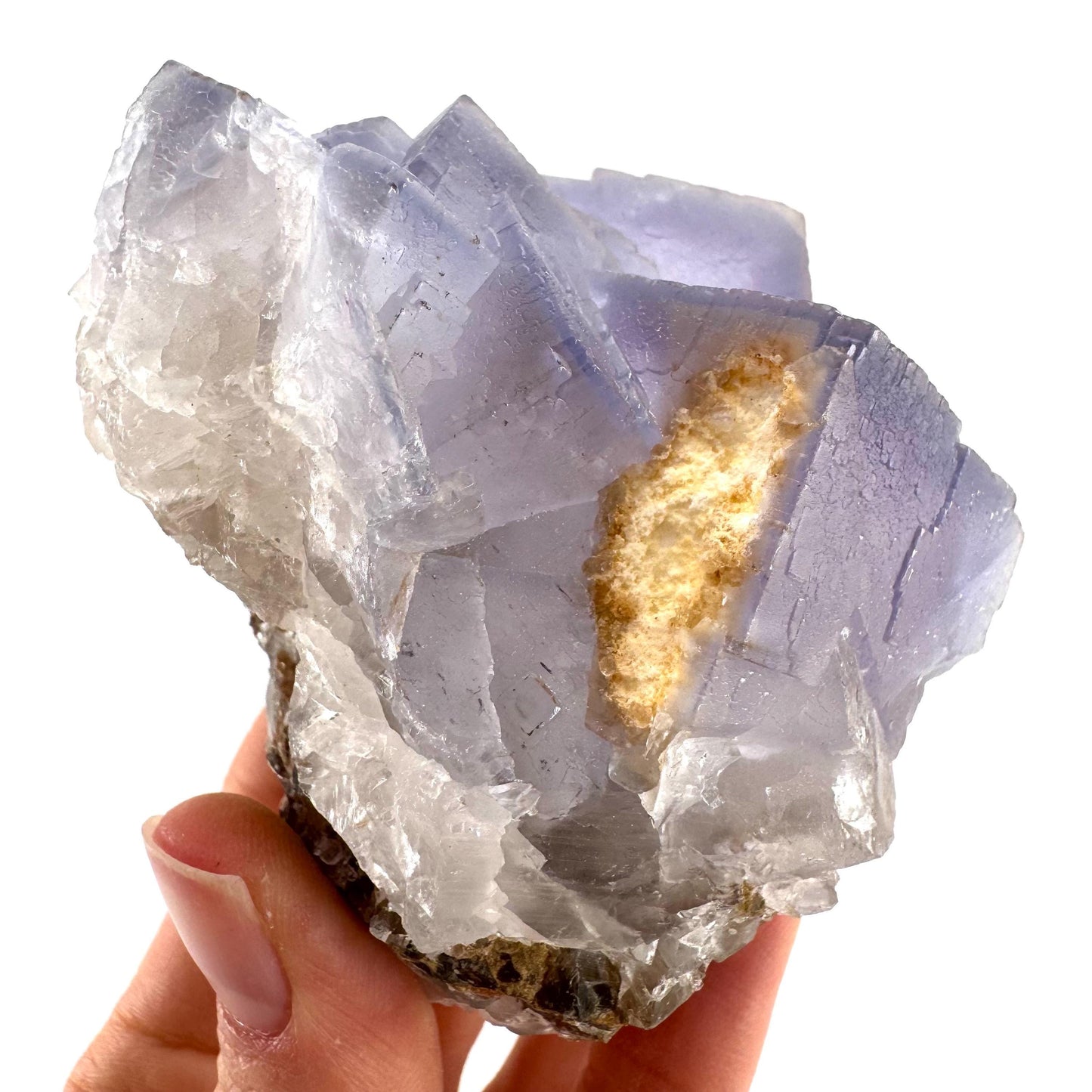 Blue Fluorite (Pakistan) | blue fluorite crystal cluster, mineral specimen