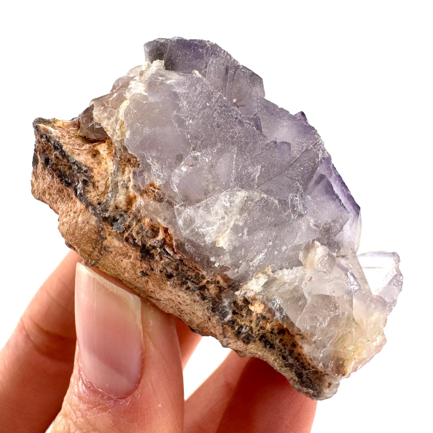 Purple Fluorite (Pakistan) | purple fluorite crystal cluster, mineral specimen