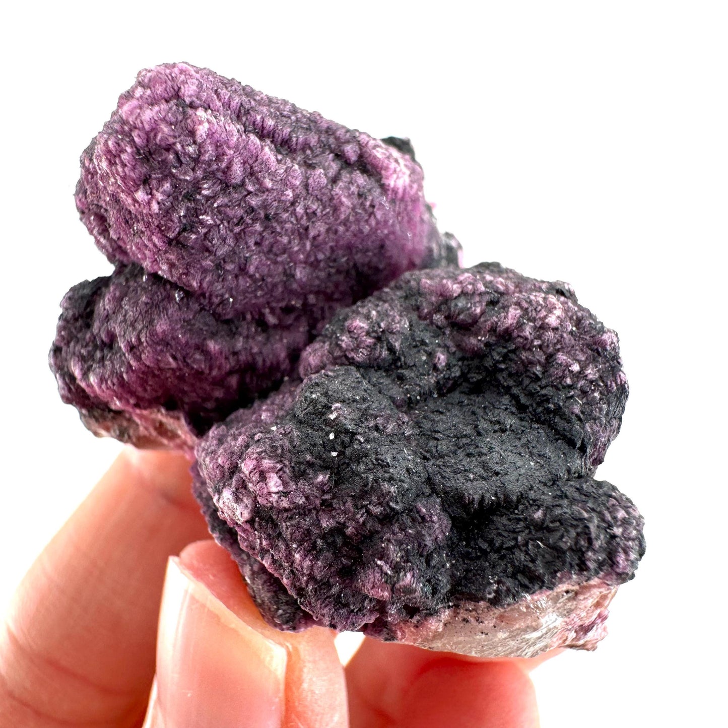 Cobaltoan Calcite w/ Heterogenite (DR Congo) | cobalto calcite crystal, mineral specimen