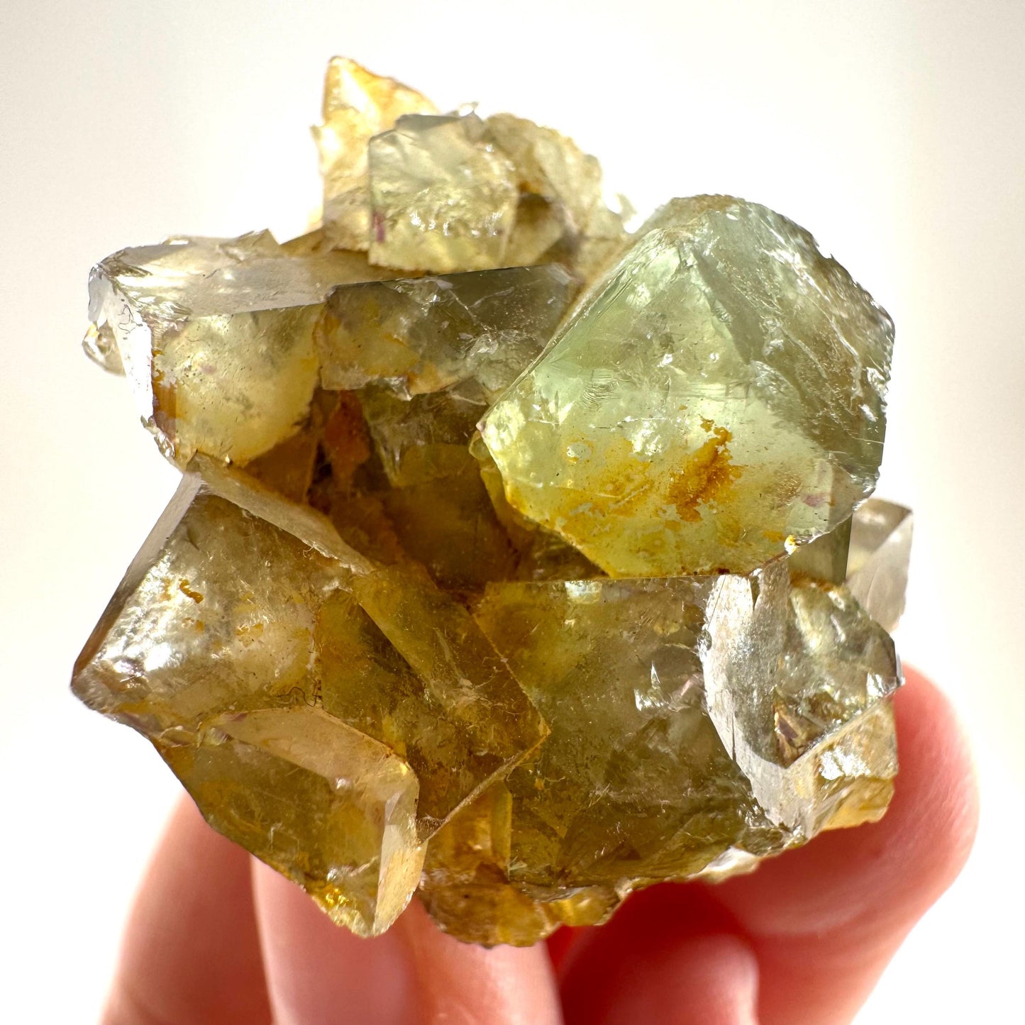 Okorusu Fluorite (Namibia) | green fluorite cluster, raw fluorite crystal, mineral specimen