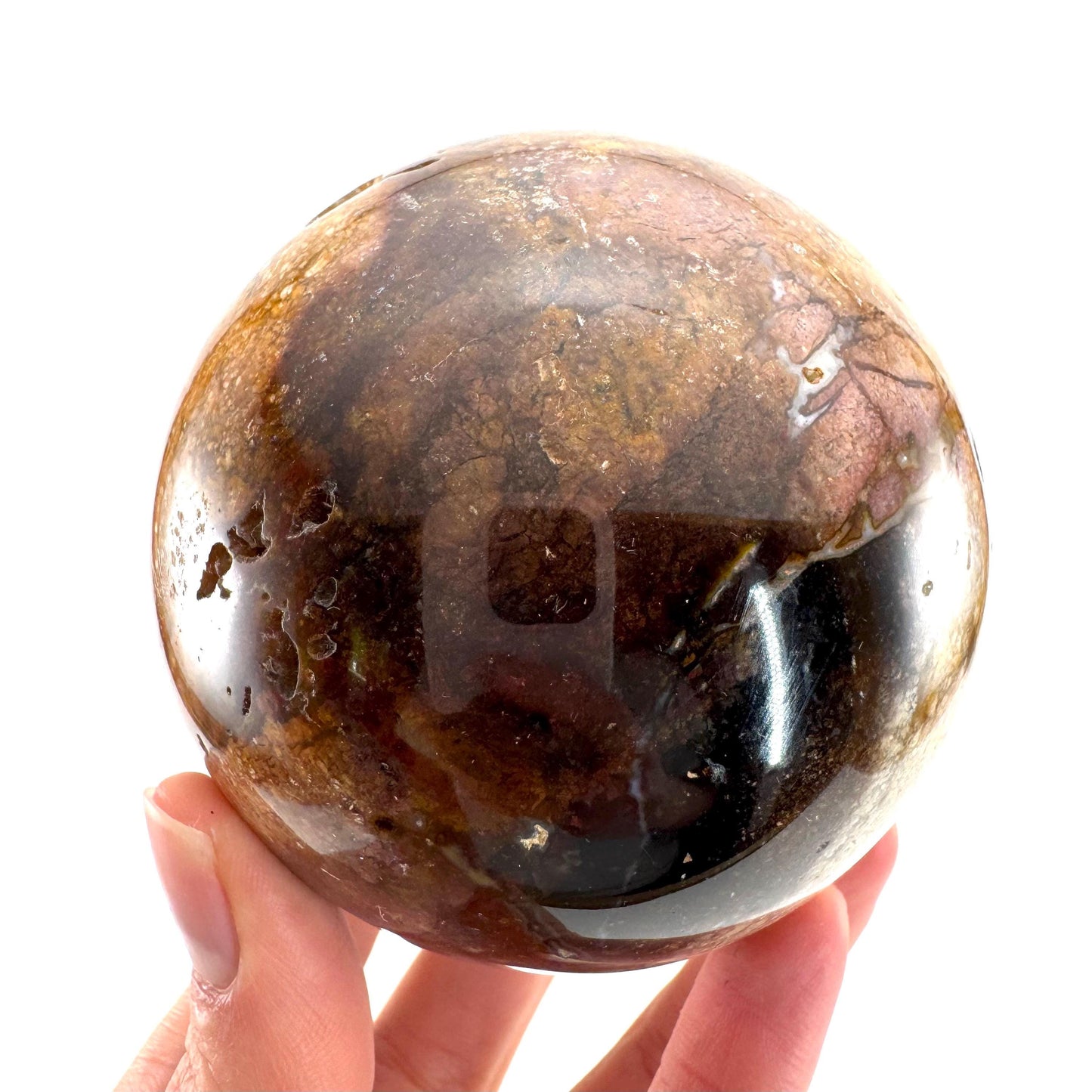 Druzy Jasper sphere | crystal ball, ocean jasper, polished druzy jasper, ocean jasper ball, polished crystal orb