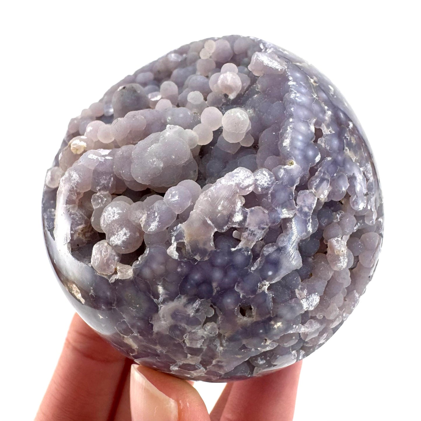 Grape Agate Sphere | purple grape agate crystal ball, grape agate cluster, crystal sphere