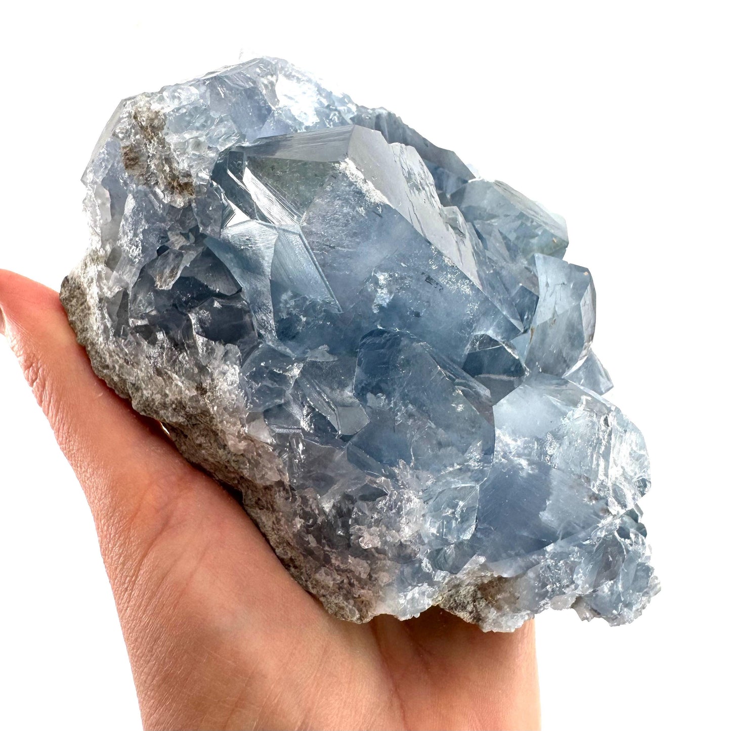 Celestite (Madagascar) | blue celestite crystal, raw celestite, celestine, mineral specimen