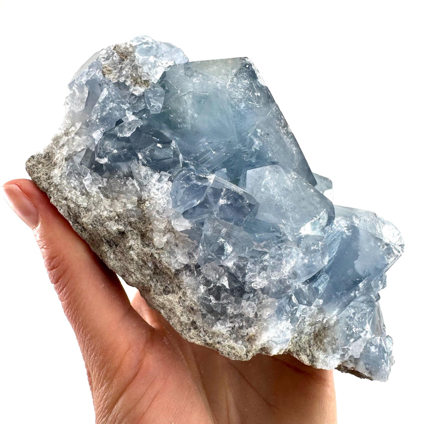 Celestite (Madagascar) | blue celestite crystal, raw celestite, celestine, mineral specimen