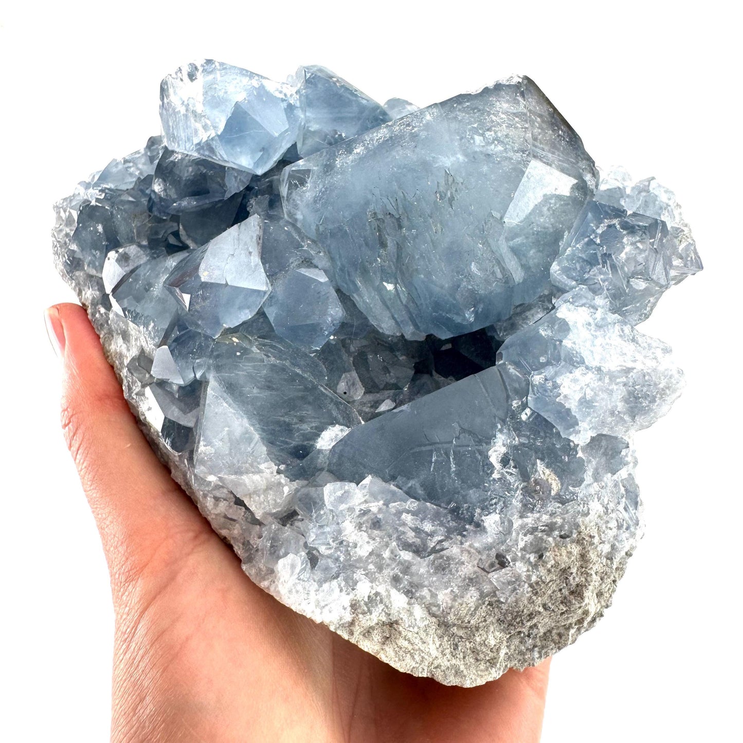 Celestite (Madagascar) | blue celestite crystal, raw celestite, celestine, mineral specimen