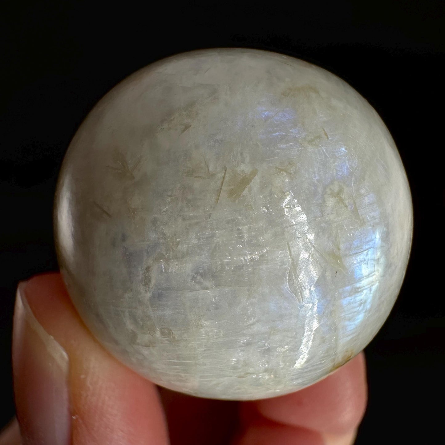 Moonstone Sphere | Blue Flash Feldspar Crystal Ball