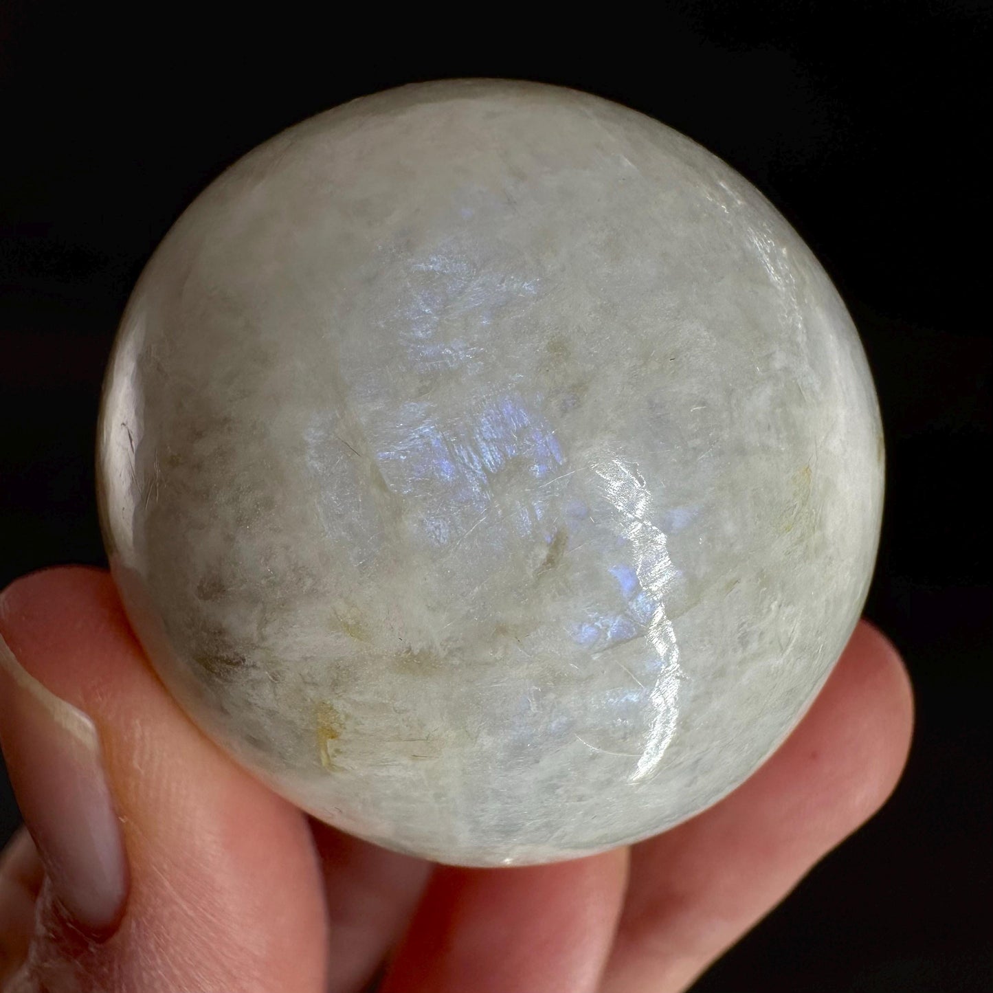 Moonstone Sphere | Blue Flash Feldspar Crystal Ball