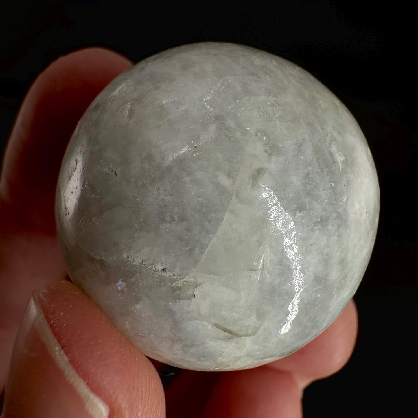Moonstone Sphere | Blue Flash Feldspar Crystal Ball