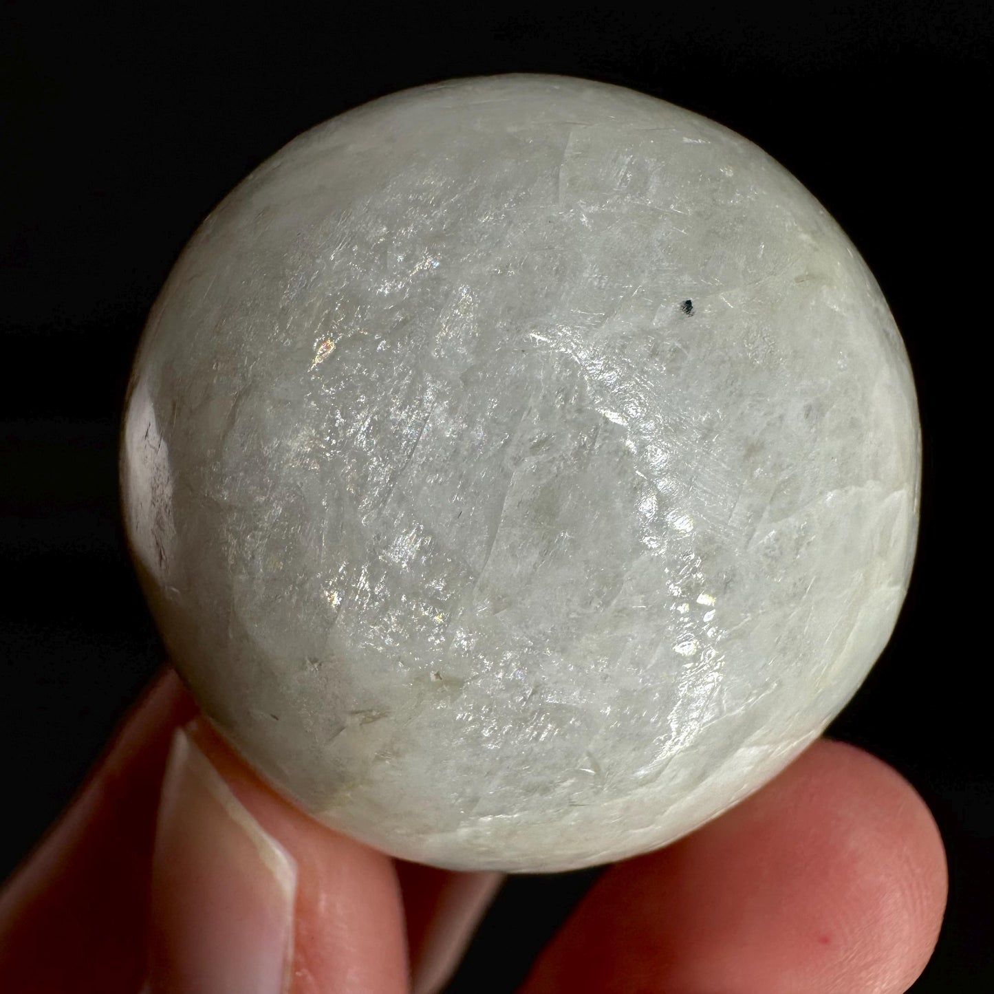 Moonstone Sphere | Blue Flash Feldspar Crystal Ball