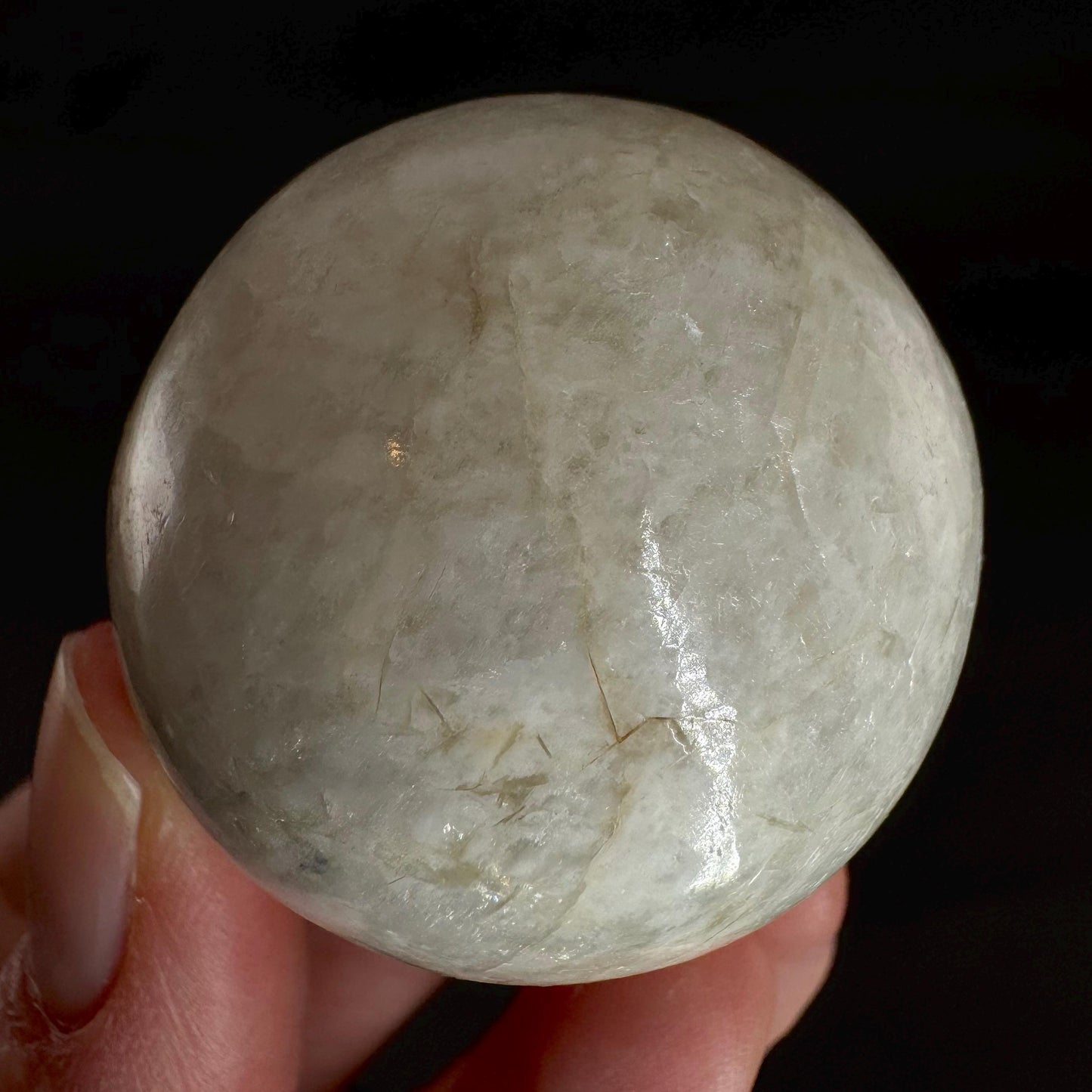 Moonstone Sphere | Blue Flash Feldspar Crystal Ball