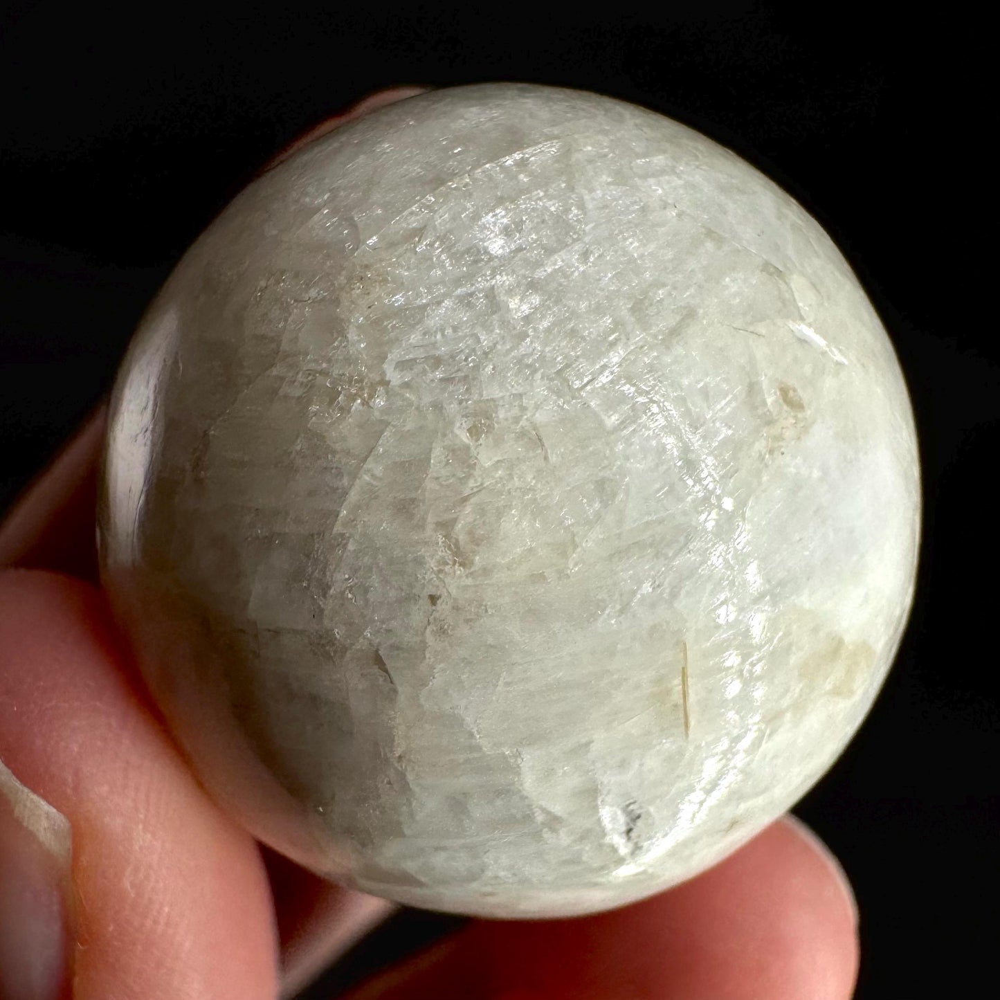 Moonstone Sphere | Blue Flash Feldspar Crystal Ball