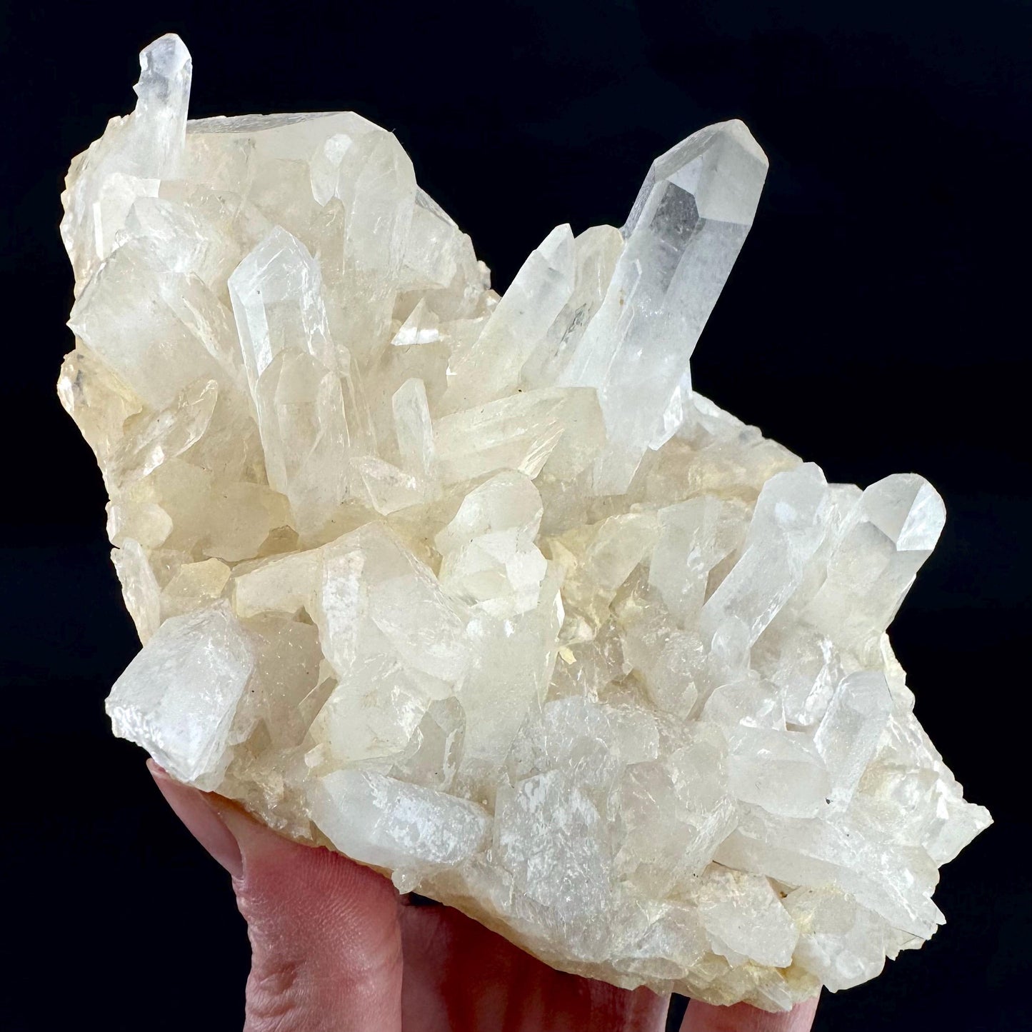 Natural Quartz Crystal Cluster | raw mineral specimen
