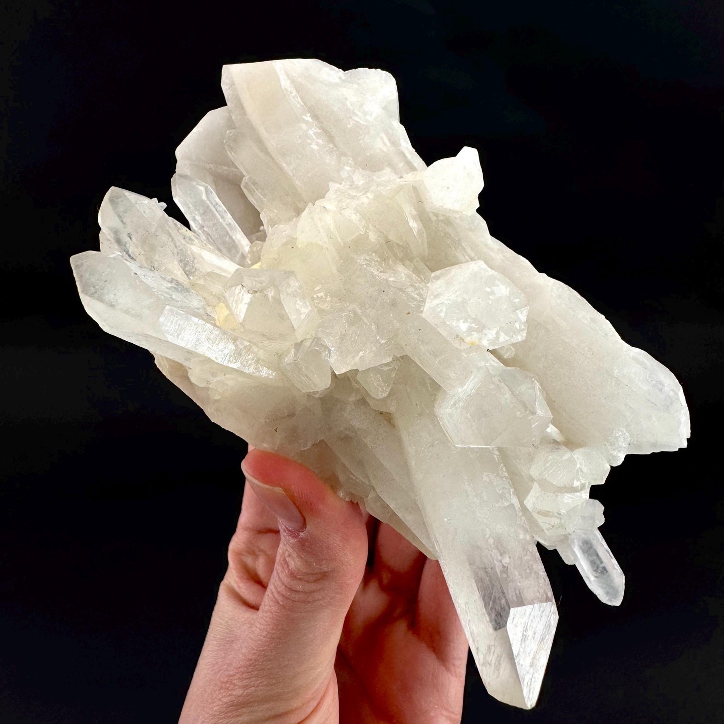 Natural Quartz Crystal Cluster | raw mineral specimen