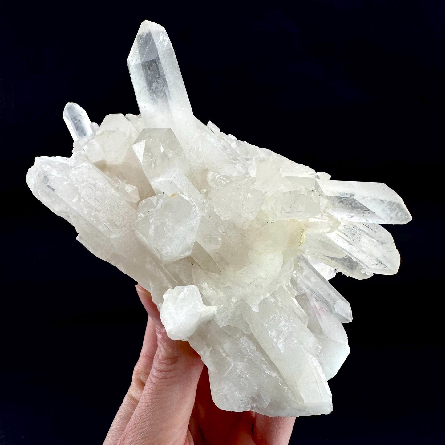 Natural Quartz Crystal Cluster | raw mineral specimen