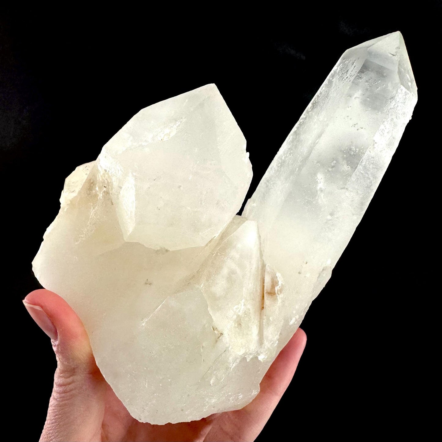 Natural Quartz Crystal Cluster | raw mineral specimen