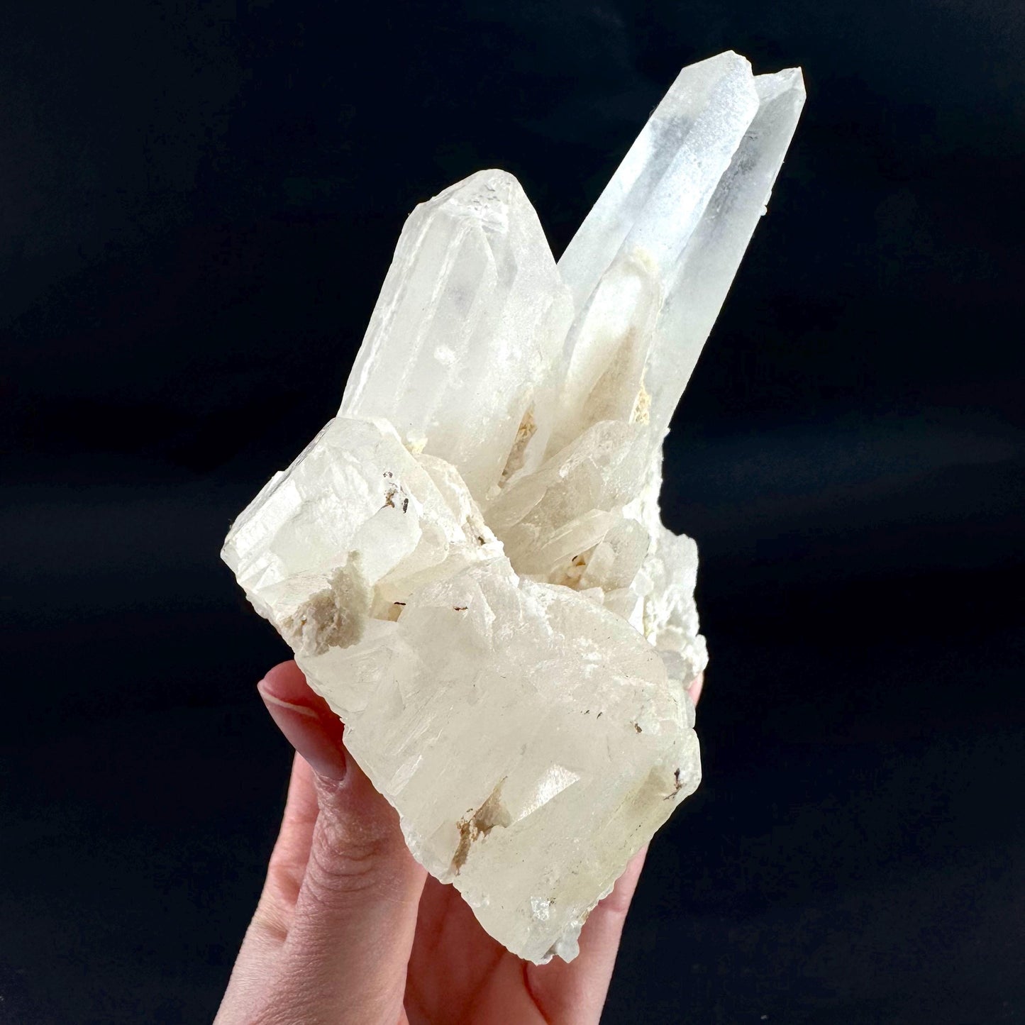 Natural Quartz Crystal Cluster | raw mineral specimen