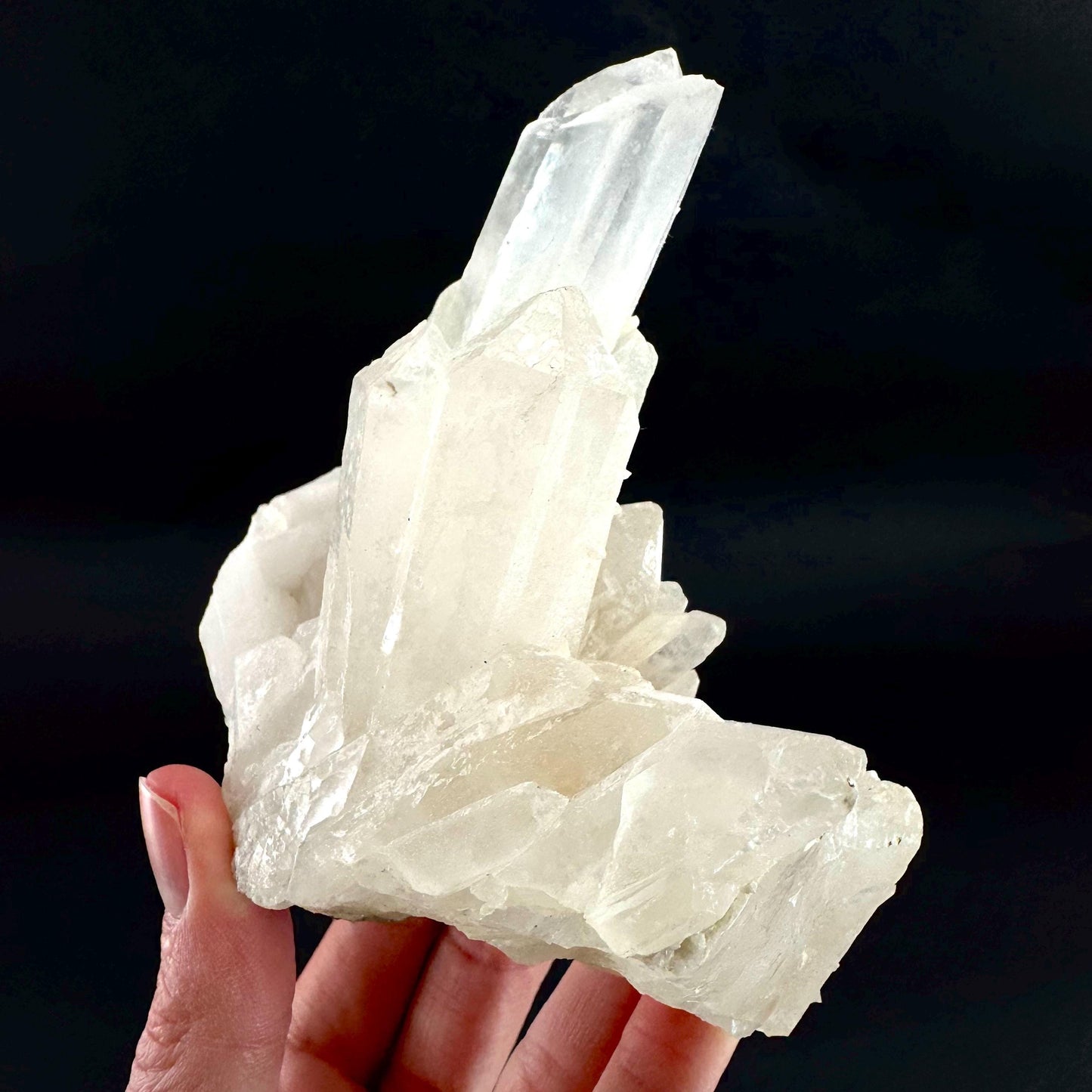 Natural Quartz Crystal Cluster | raw mineral specimen
