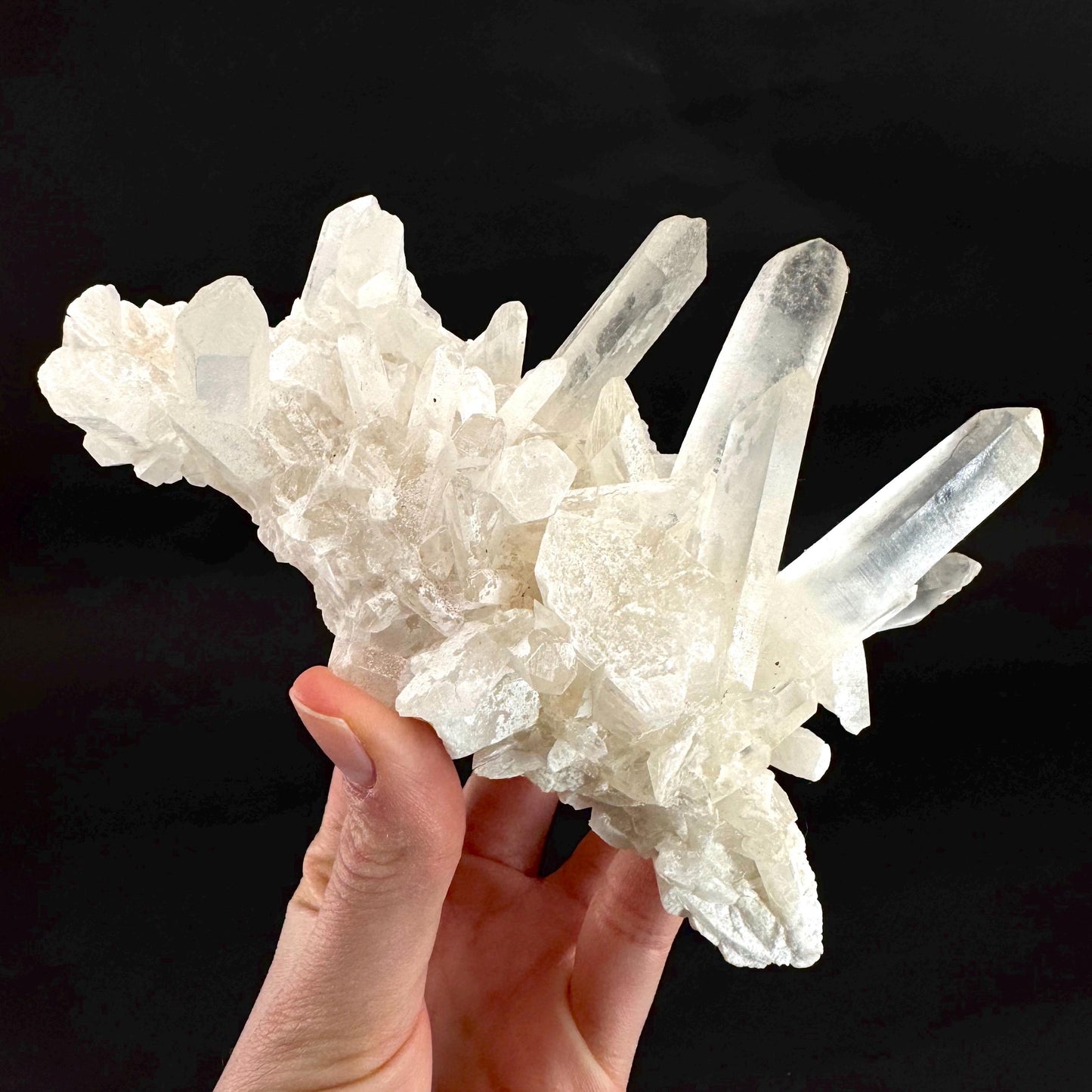 Natural Quartz Crystal Cluster | raw mineral specimen