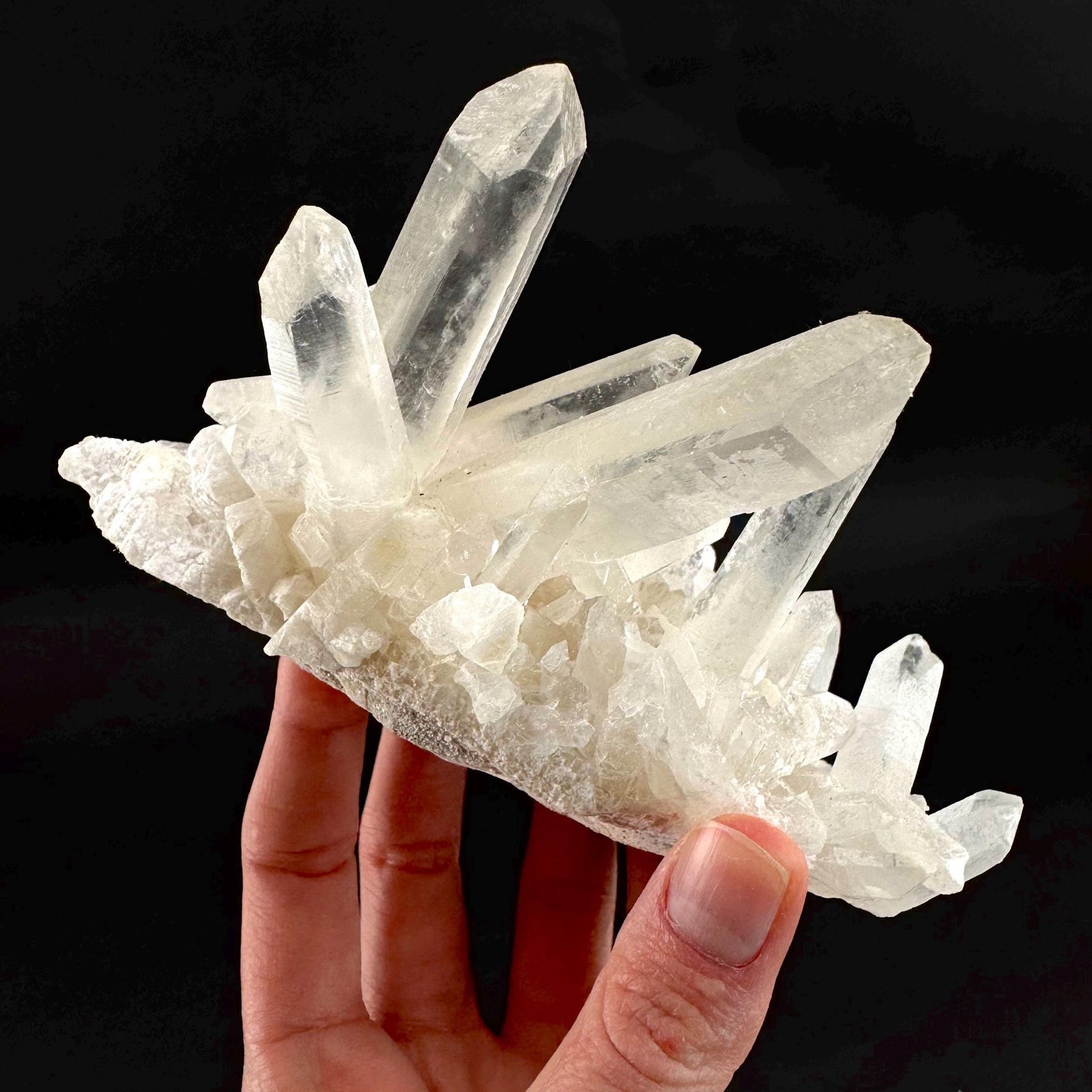Natural Quartz Crystal Cluster | raw mineral specimen