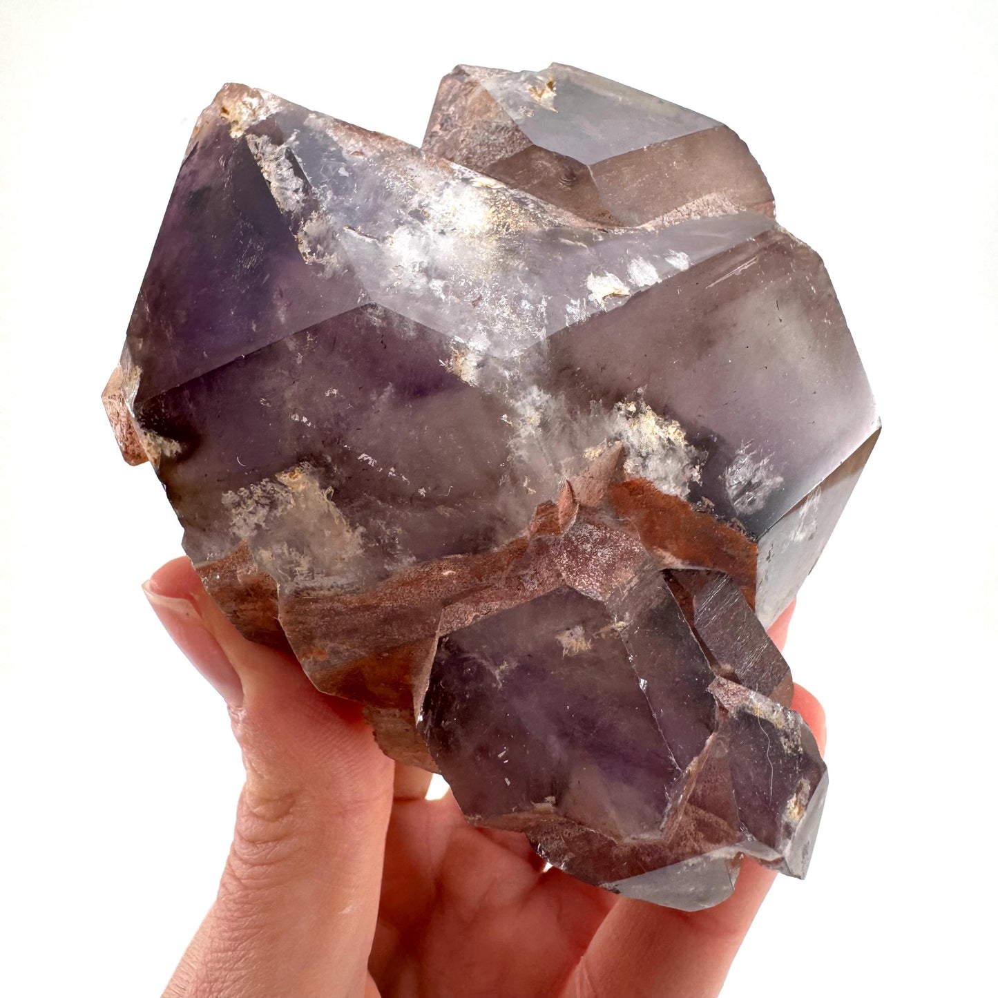 Elestial Amethyst | purple amethyst crystal cluster, raw mineral specimen