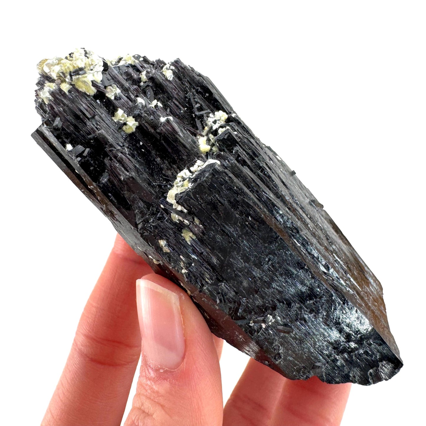 Black Tourmaline Cluster | high quality raw black tourmaline crystal, protection stone