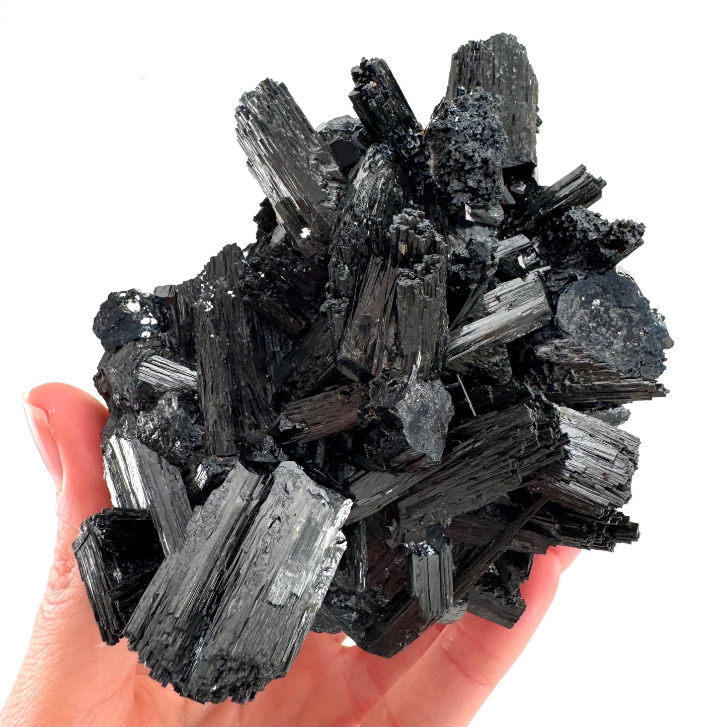 XL Black Tourmaline Cluster | Namibian Protection Stone