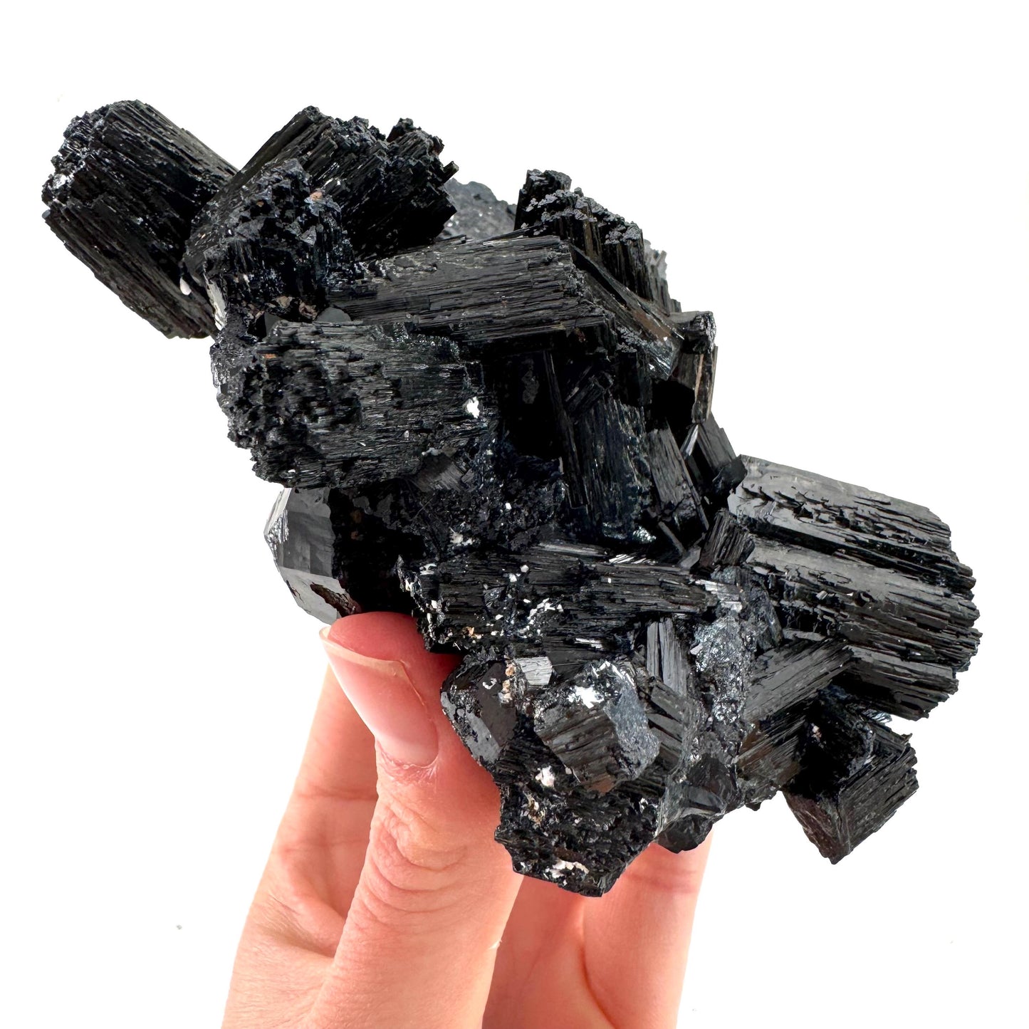 XL Black Tourmaline Cluster | Namibian Protection Stone