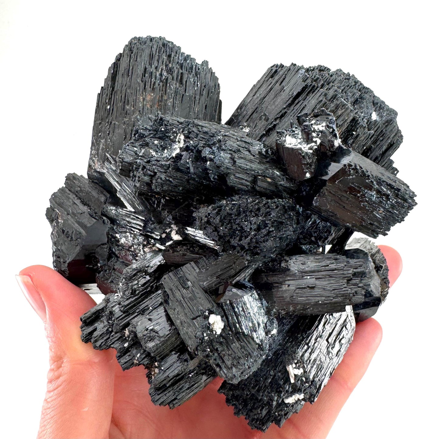 XL Black Tourmaline Cluster | Namibian Protection Stone