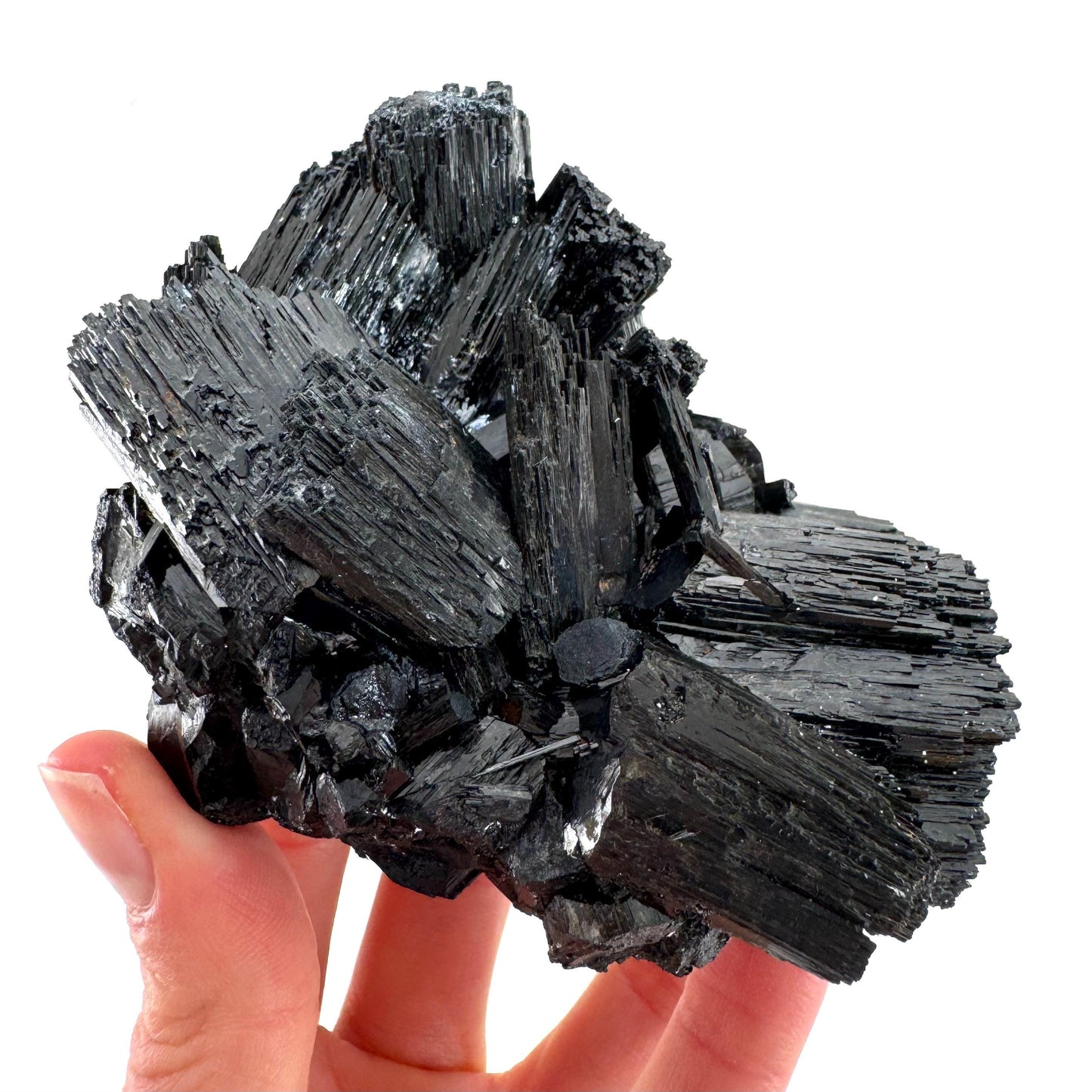 Erongo Black Tourmaline Cluster | Raw Crystal Protection Stone
