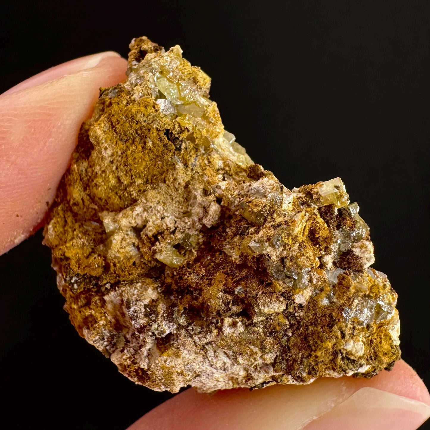 Mimetite Mineral Specimen | Rare Yellow Crystal from Thailand