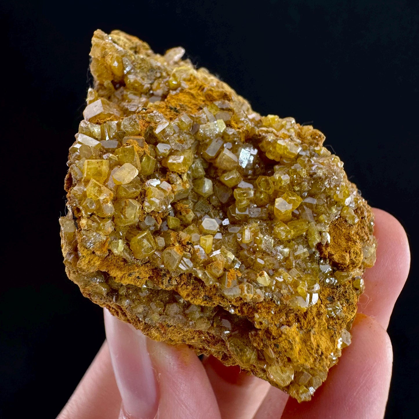 Mimetite Mineral Specimen | Rare Yellow Crystal from Thailand