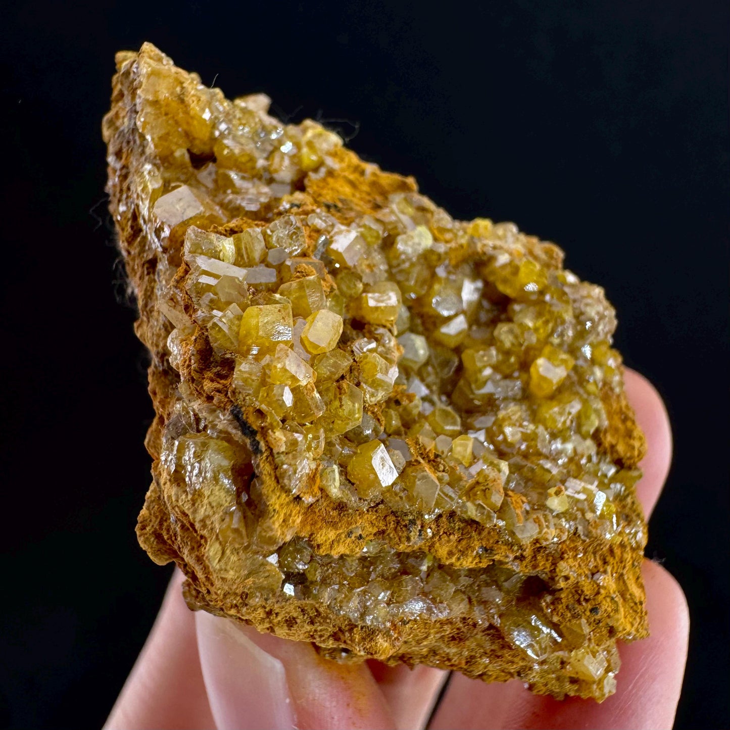 Mimetite Mineral Specimen | Rare Yellow Crystal from Thailand