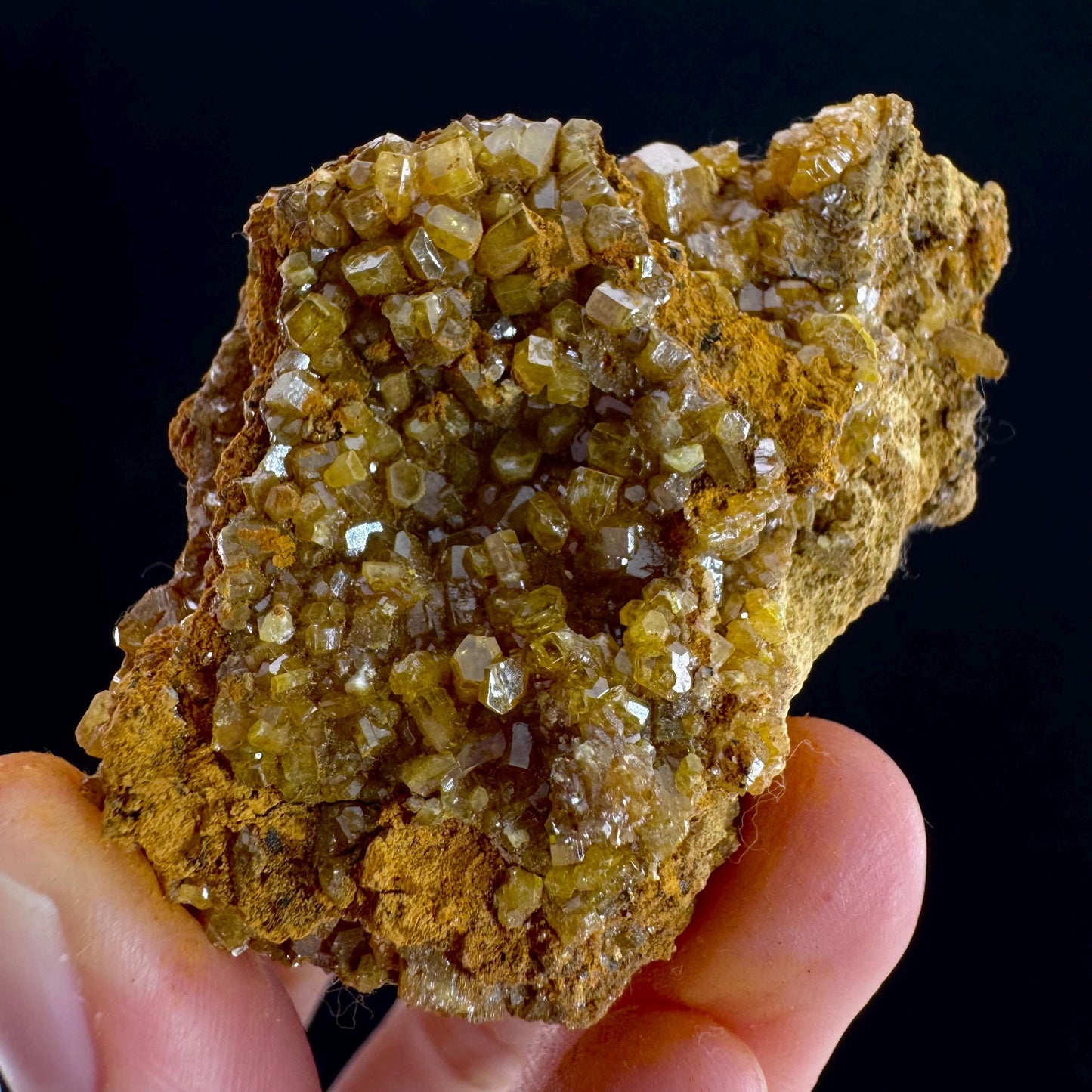Mimetite Mineral Specimen | Rare Yellow Crystal from Thailand