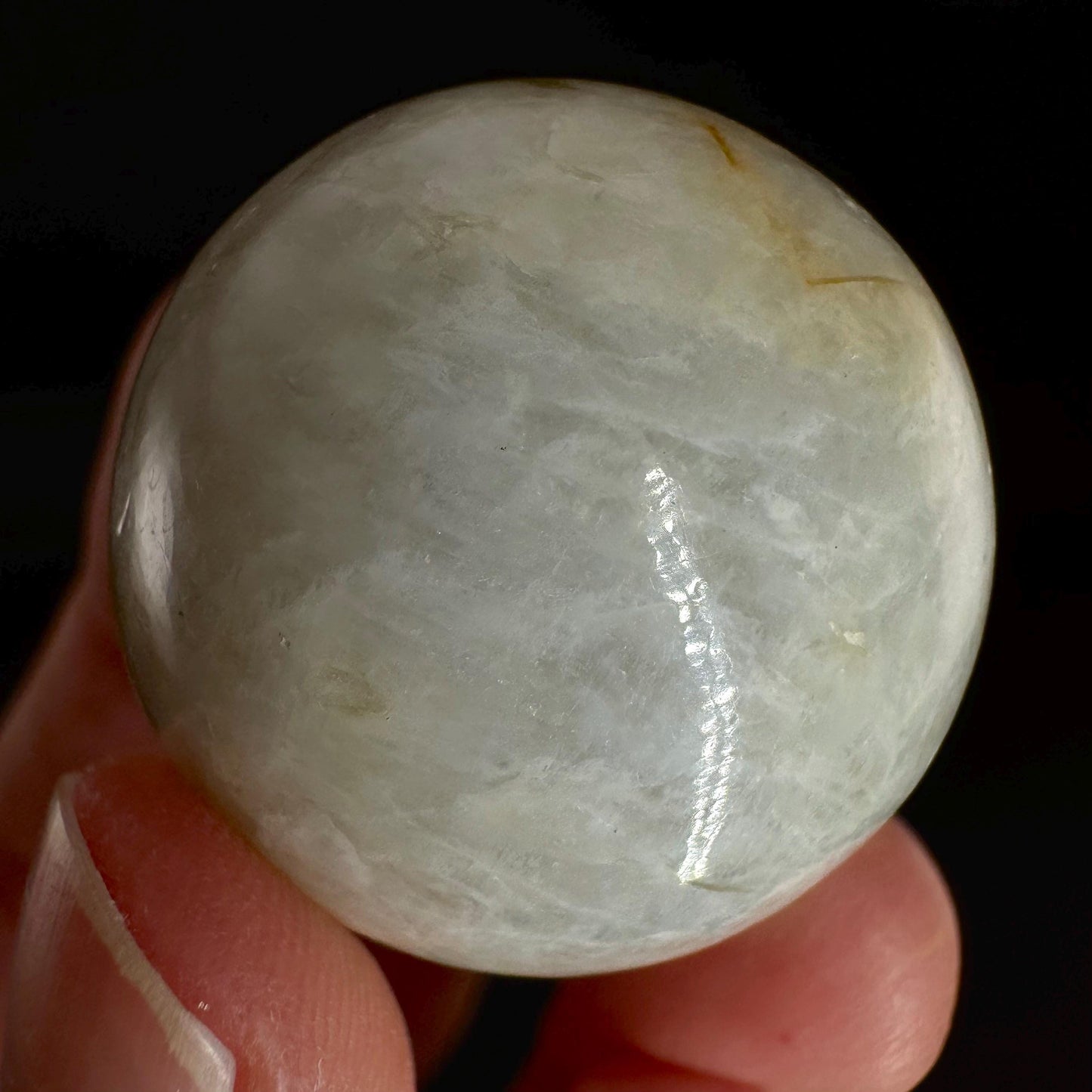 Moonstone Sphere | Blue Flash Feldspar Crystal Ball