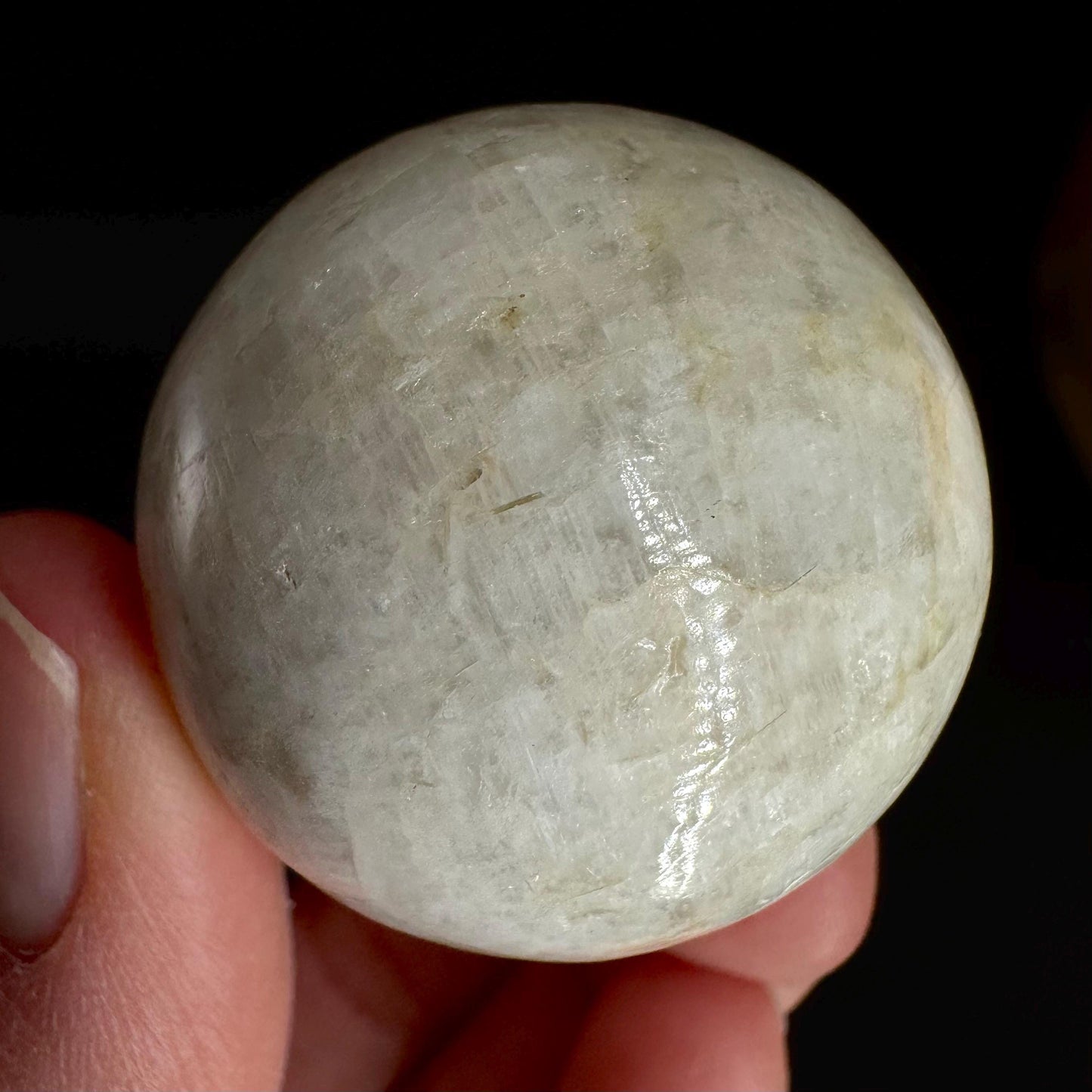 Moonstone Sphere | Blue Flash Feldspar Crystal Ball