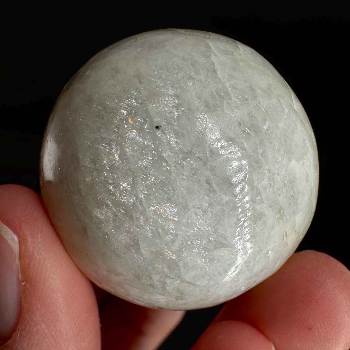 Moonstone Sphere | Blue Flash Feldspar Crystal Ball