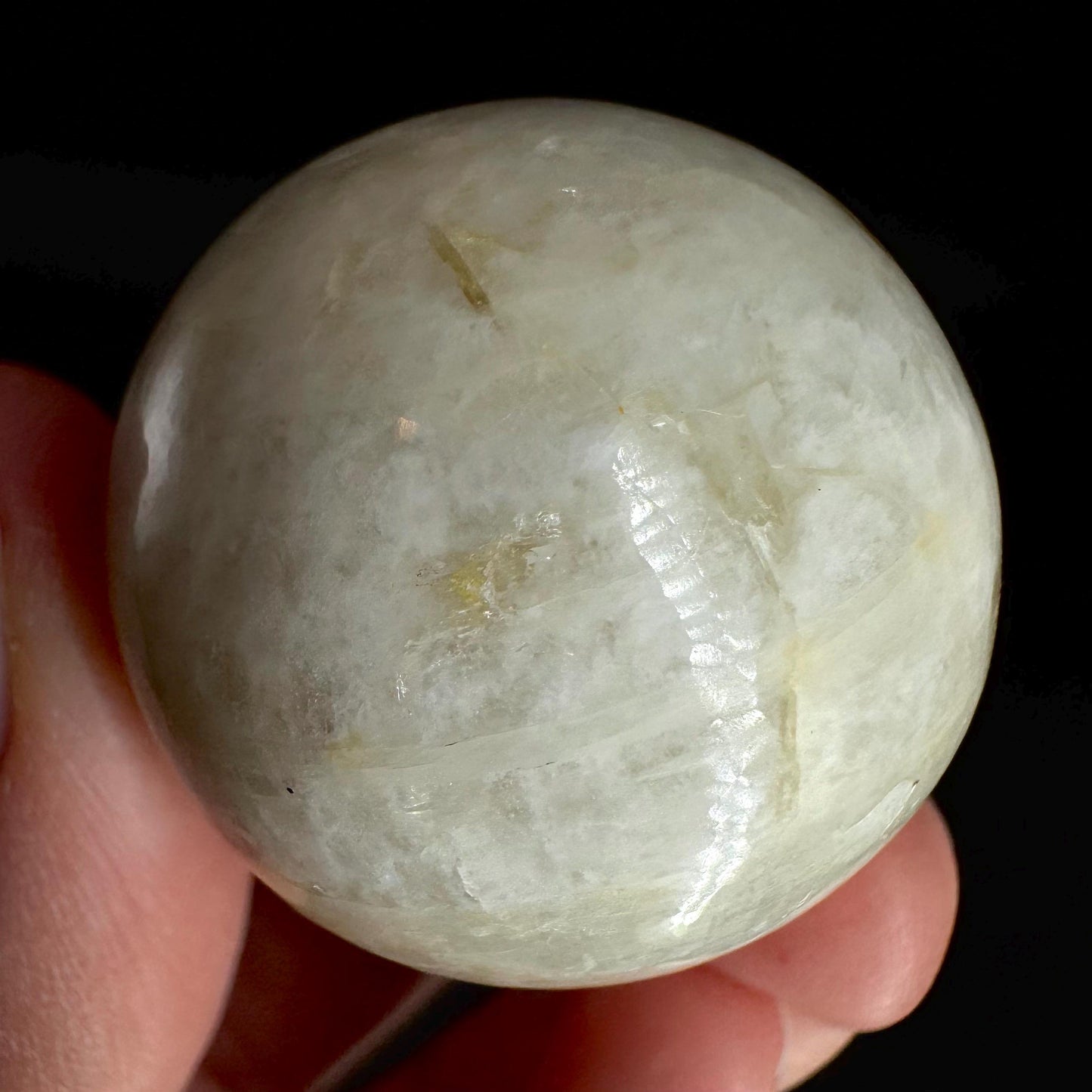 Moonstone Sphere | Blue Flash Feldspar Crystal Ball