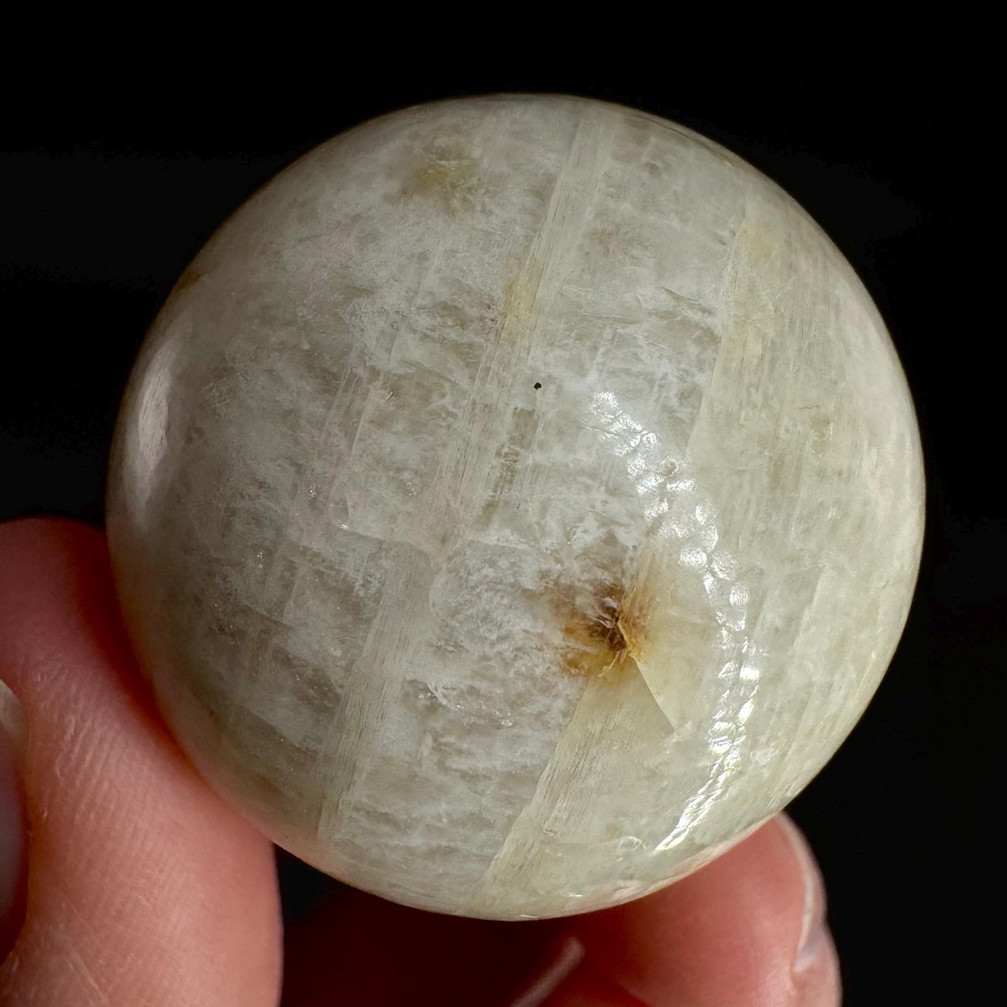 Moonstone Sphere | Blue Flash Feldspar Crystal Ball