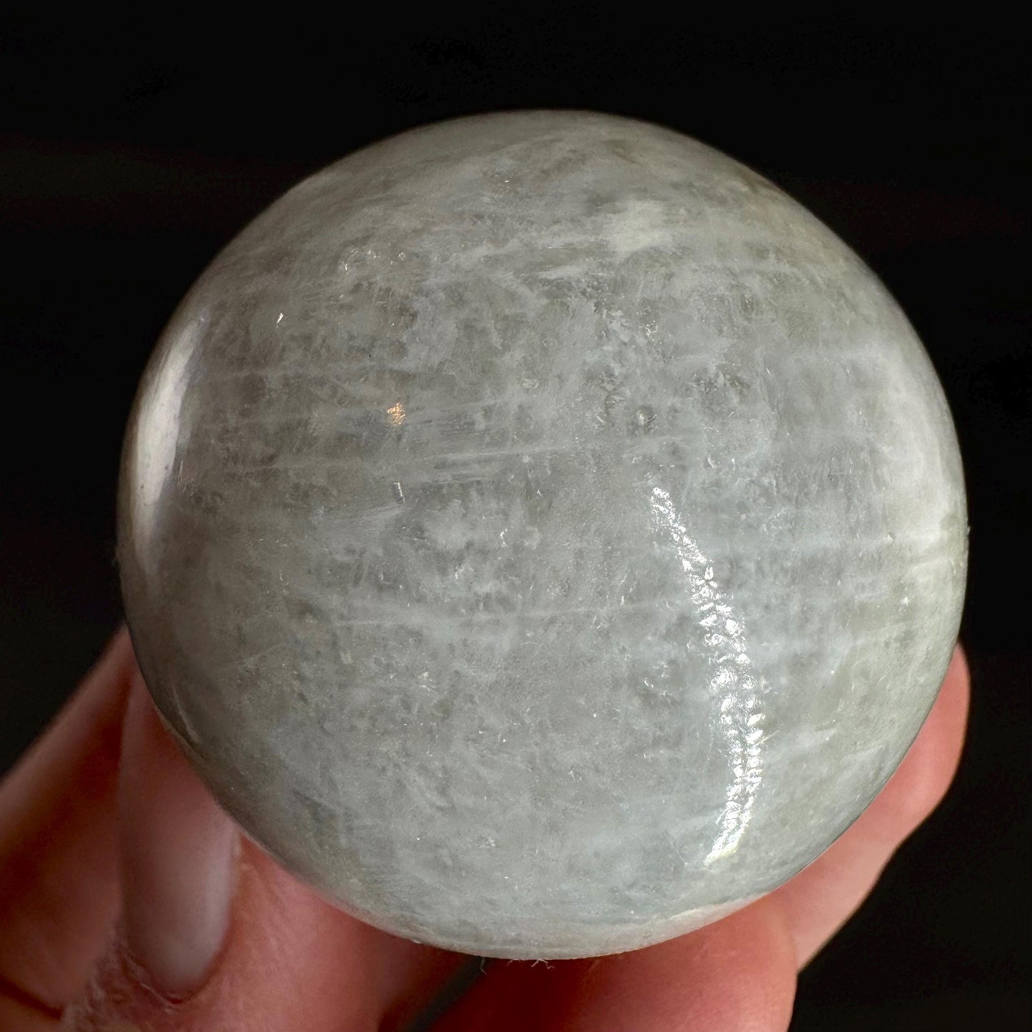 Moonstone Sphere | Blue Flash Feldspar Crystal Ball