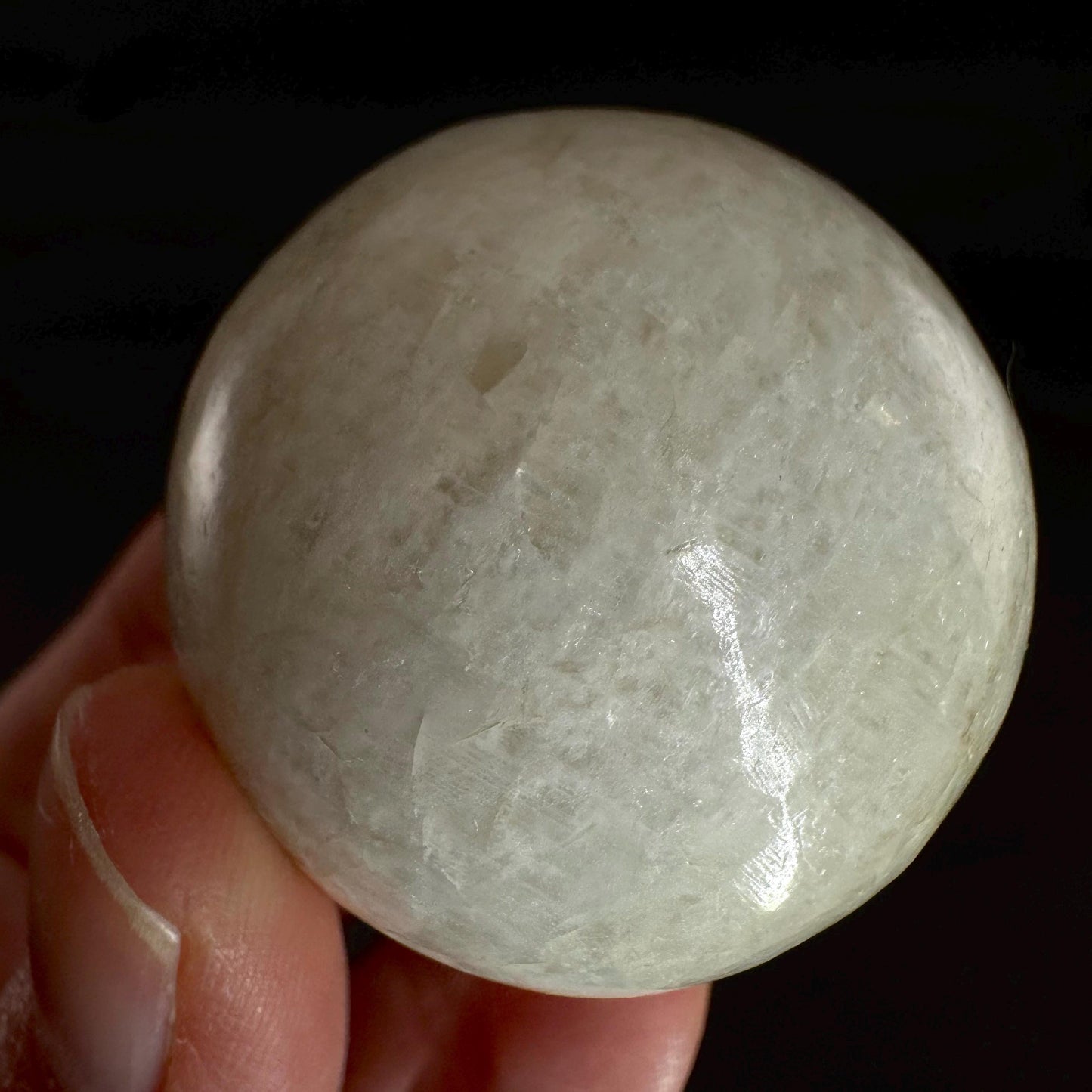 Moonstone Sphere | Blue Flash Feldspar Crystal Ball