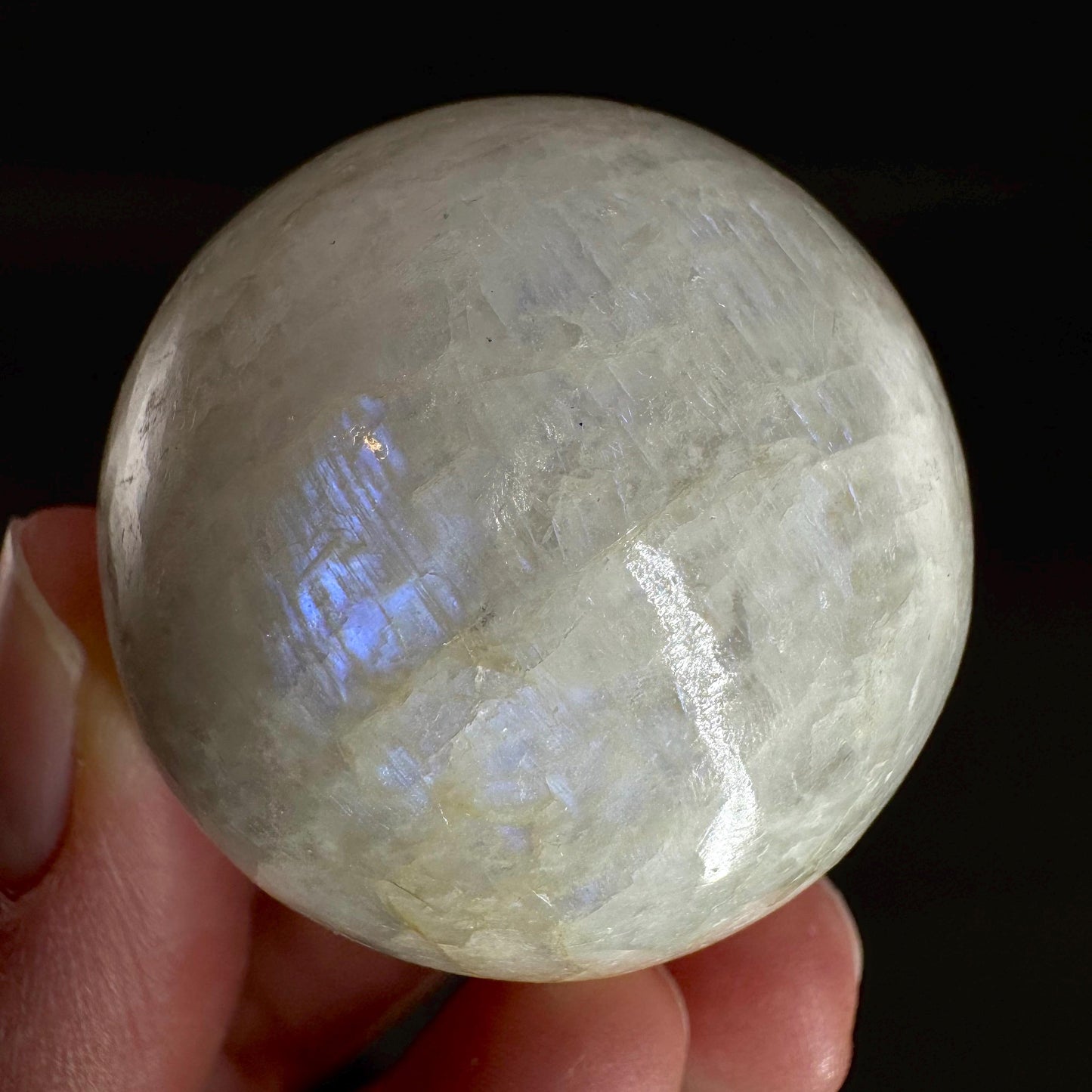 Moonstone Sphere | Blue Flash Feldspar Crystal Ball