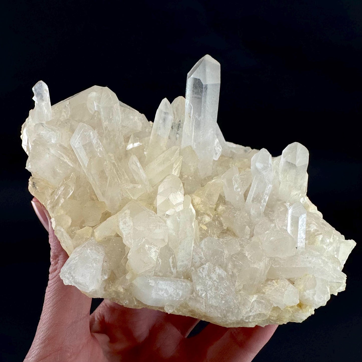 Natural Quartz Crystal Cluster | raw mineral specimen