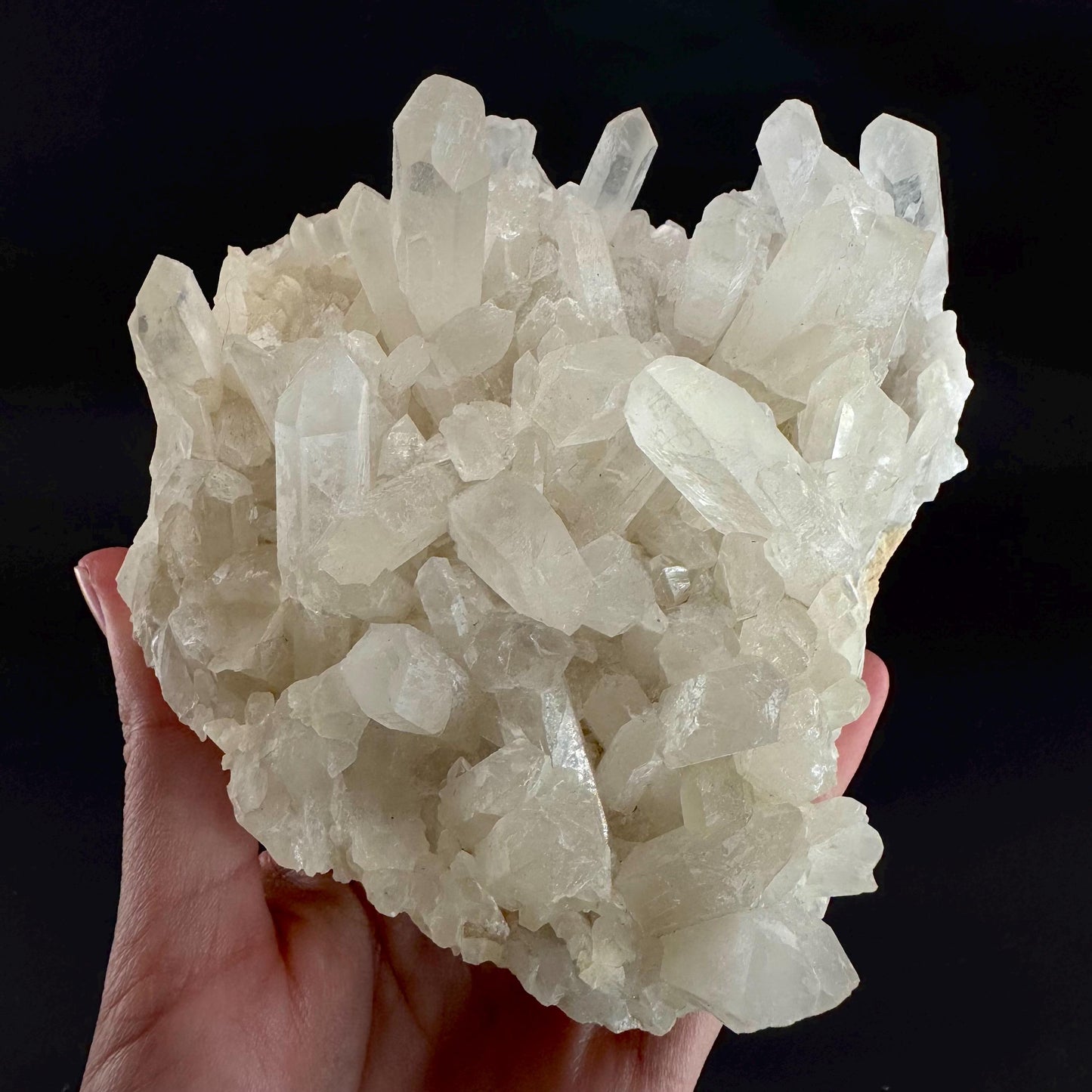 Natural Quartz Crystal Cluster | raw mineral specimen