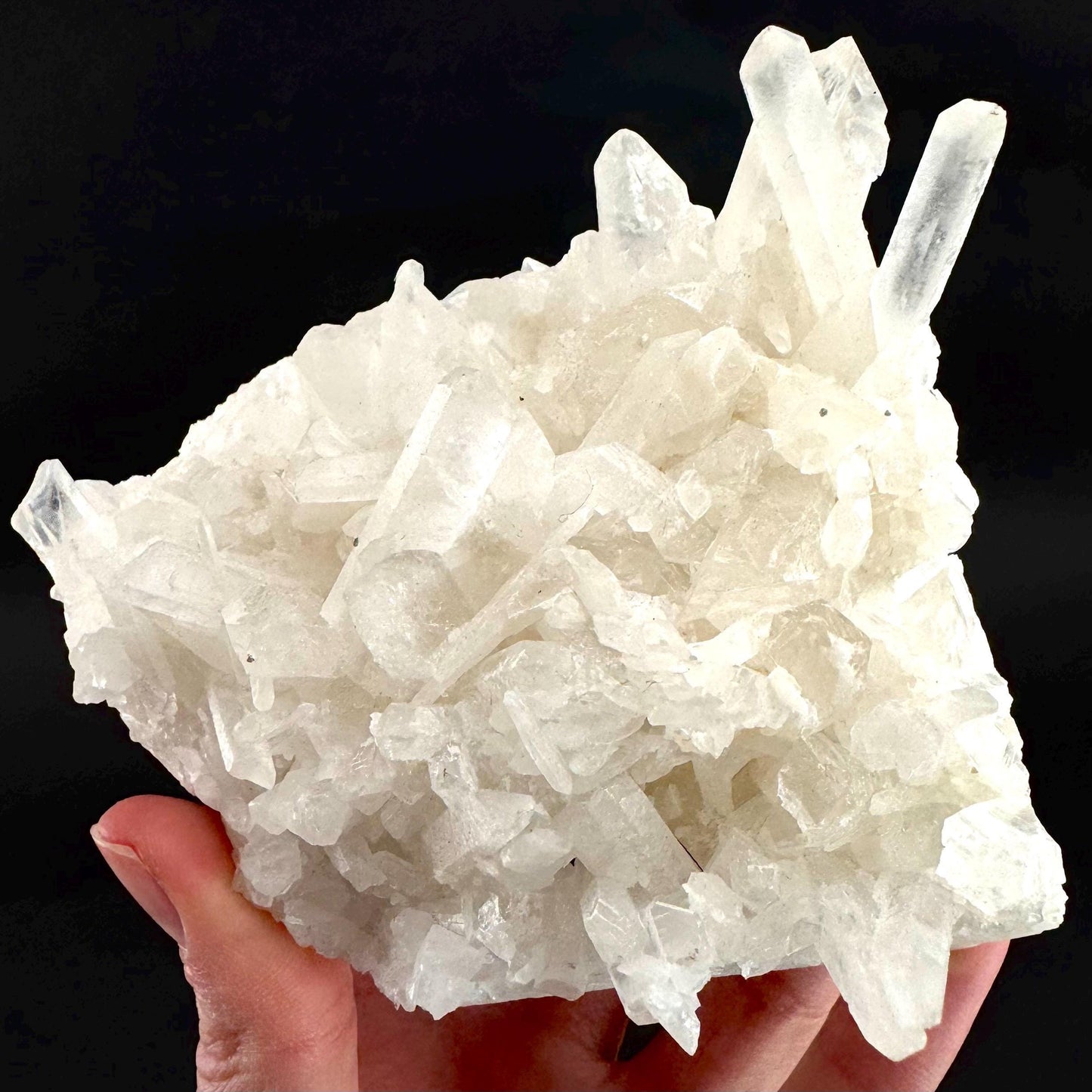 Natural Quartz Crystal Cluster | raw mineral specimen